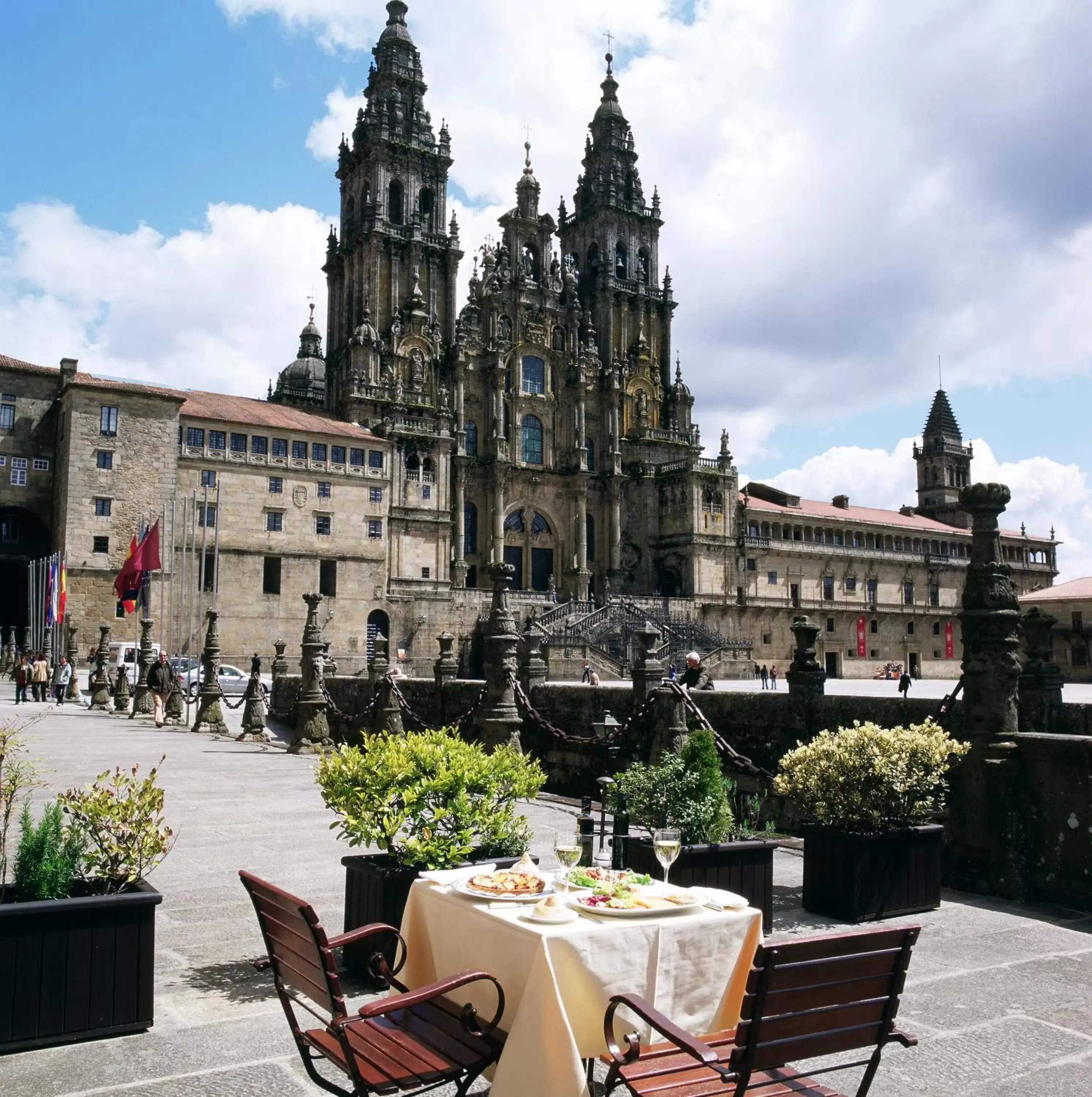 Balcony/Terrace in Parador de Santiago - Hostal Reis Catolicos