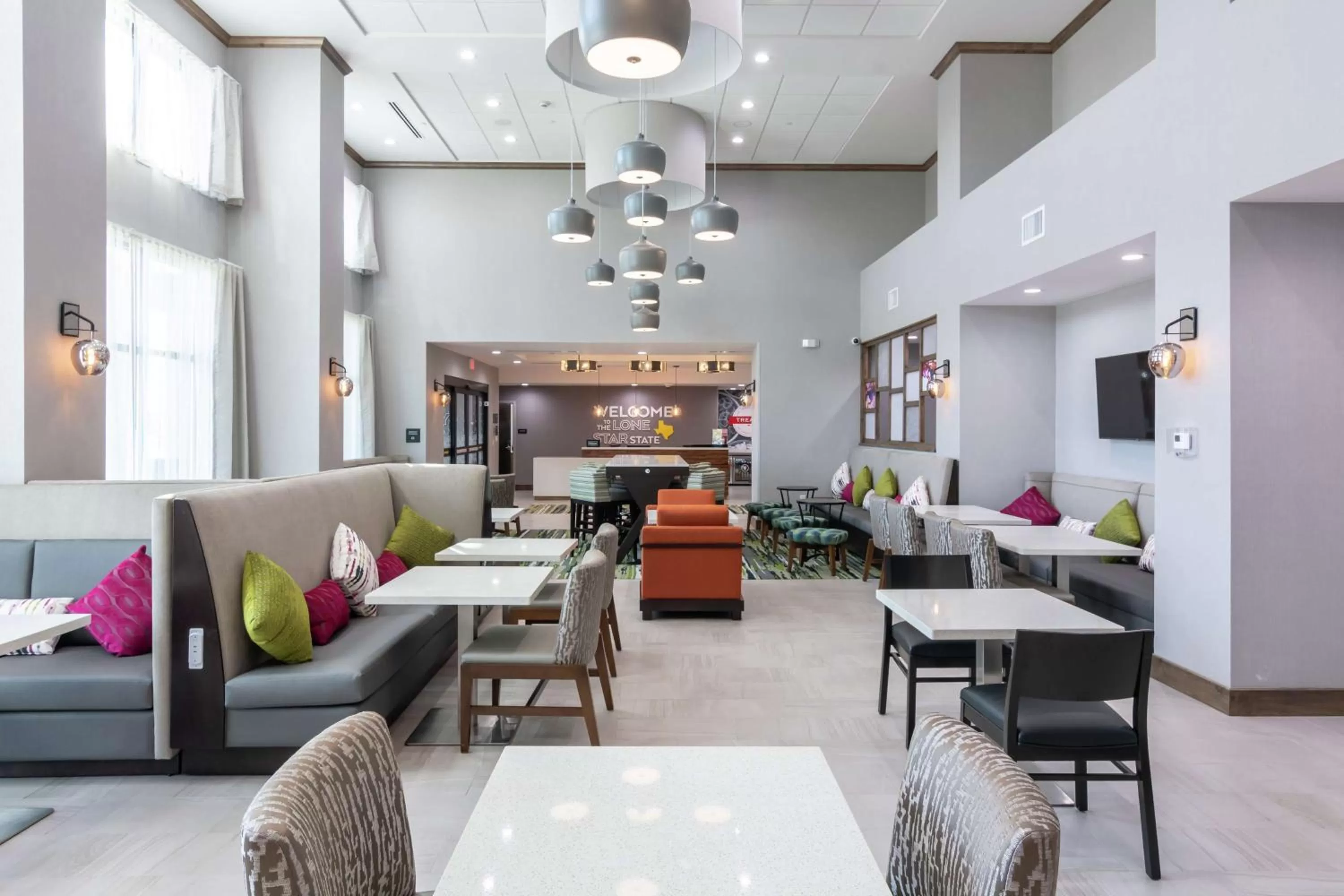 Lobby or reception in Hampton Inn & Suites Dallas East