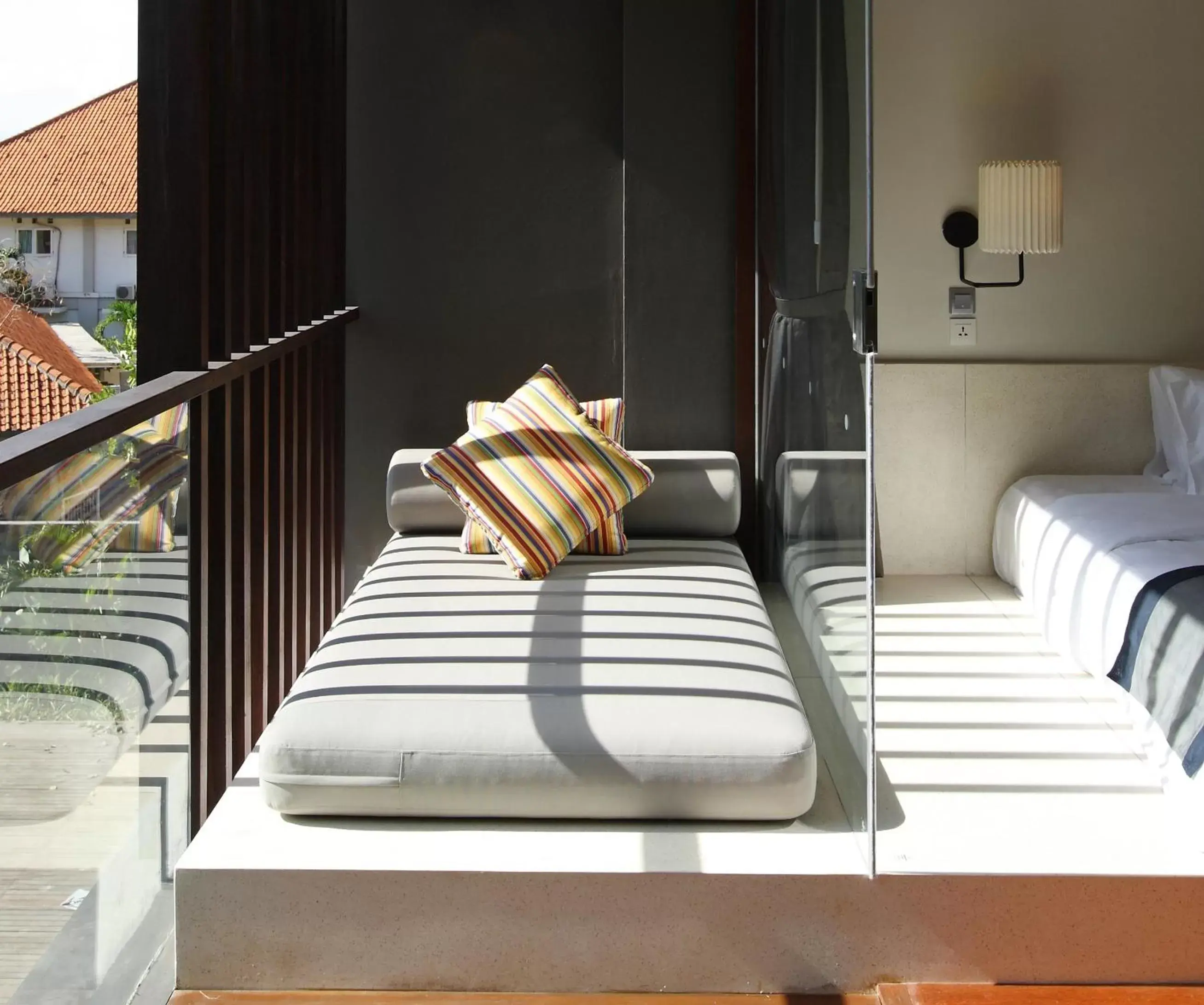 Balcony/Terrace, Bed in Watermark Hotel & Spa Bali