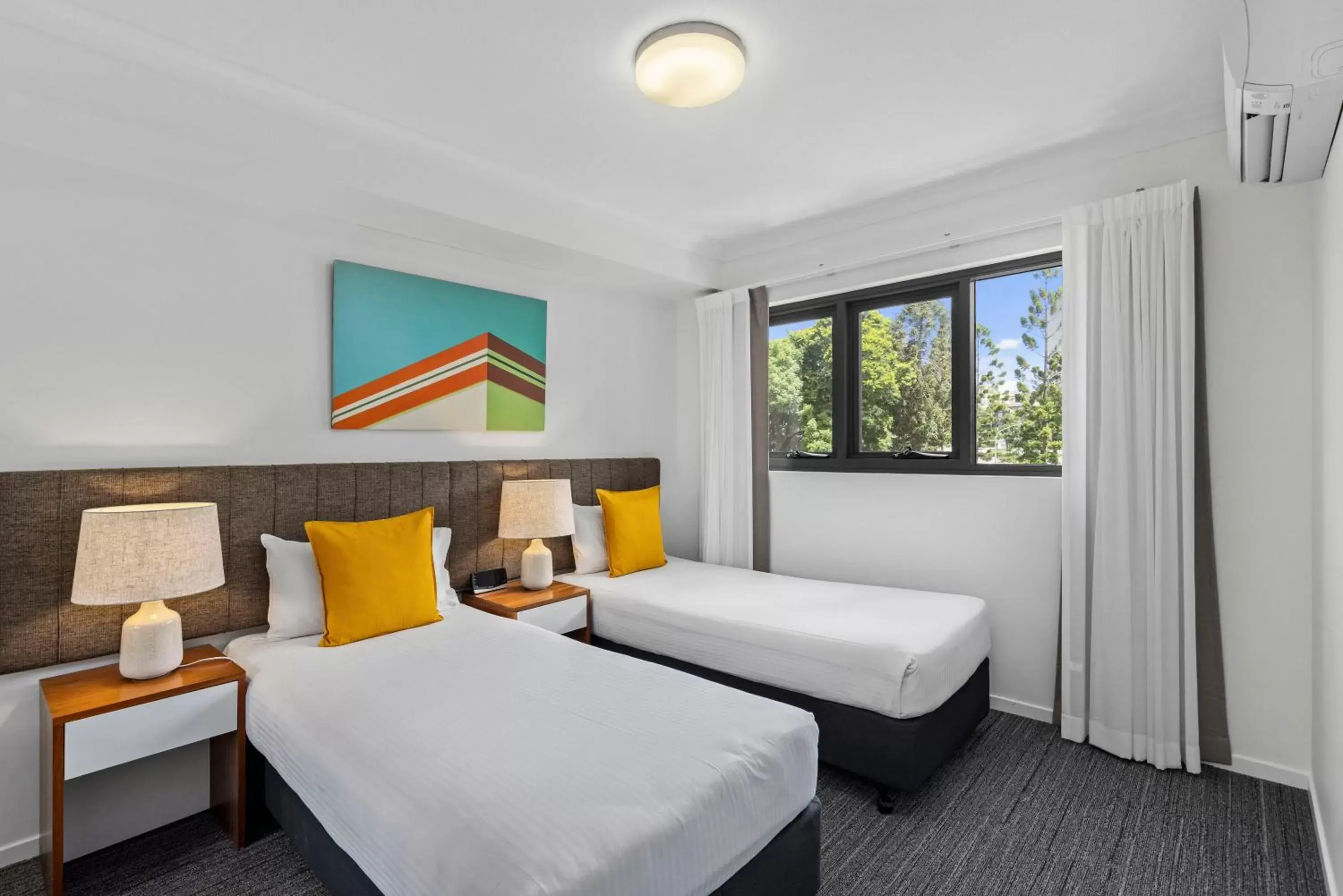 Bed in Quest Kelvin Grove