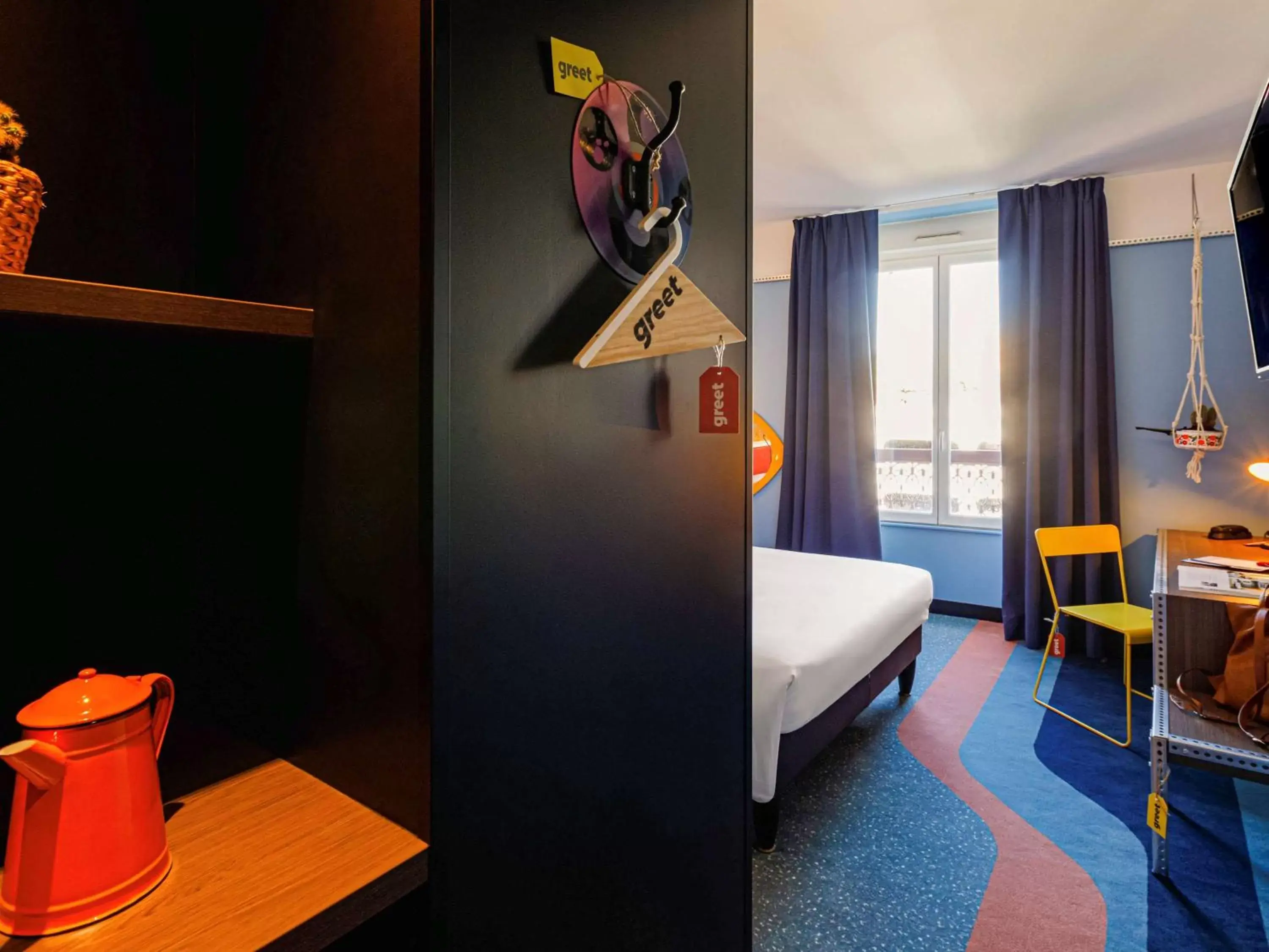 Bedroom, Bed in Greet Hotel Lyon Confluence Bedroom, Bed in Greet Hotel Lyon Confluence