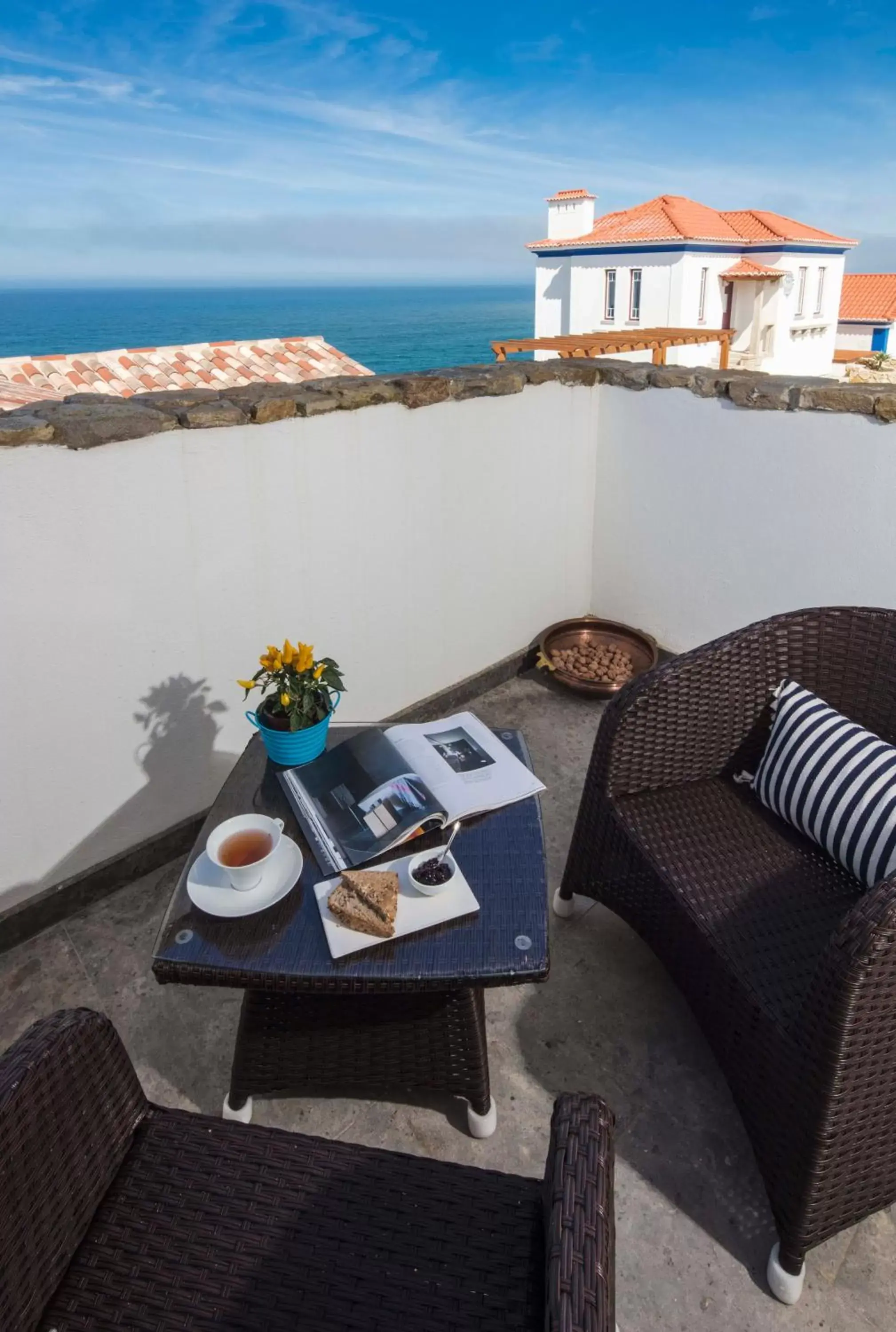 Balcony/Terrace in Chalet O Amorzinho Sintra Praia