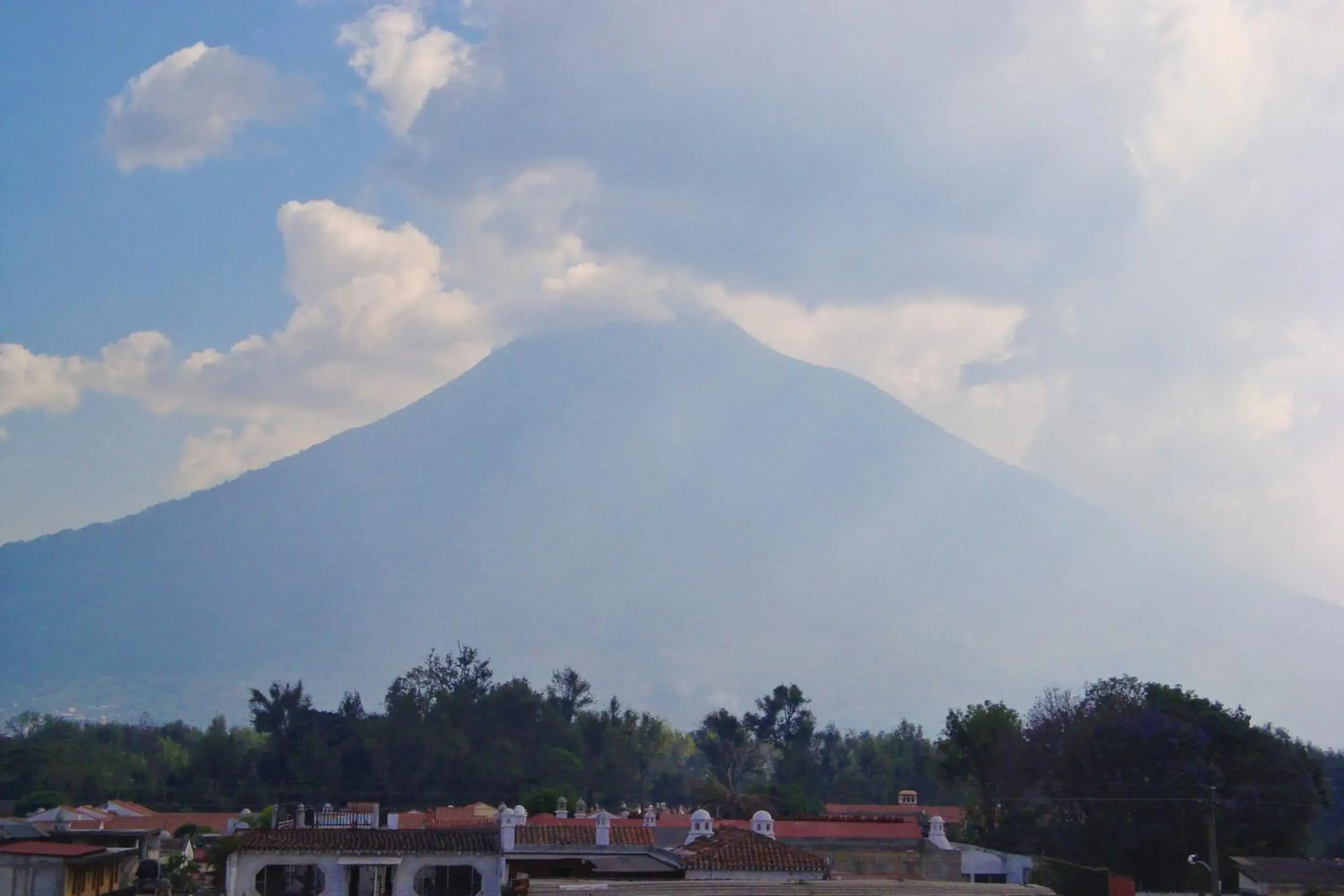 City view in Hostal Antigua