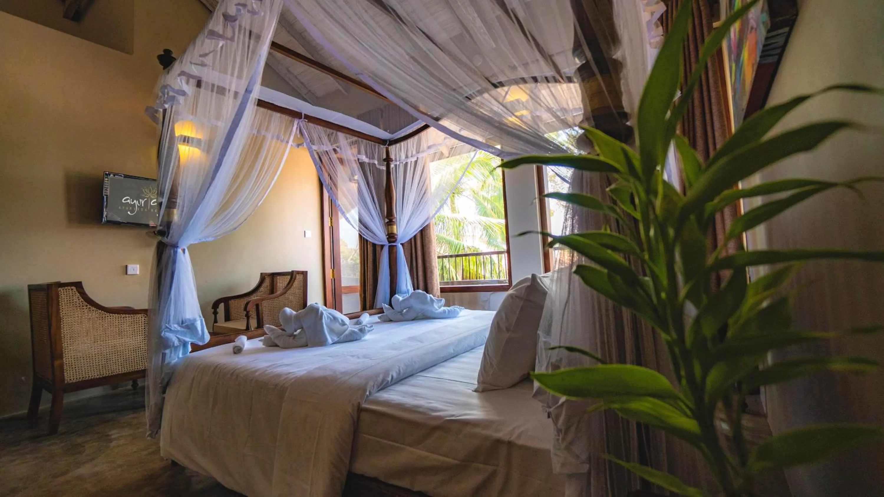 Photo of the whole room, Bed in Ayur Ayur Resort & Ayurveda Retreat