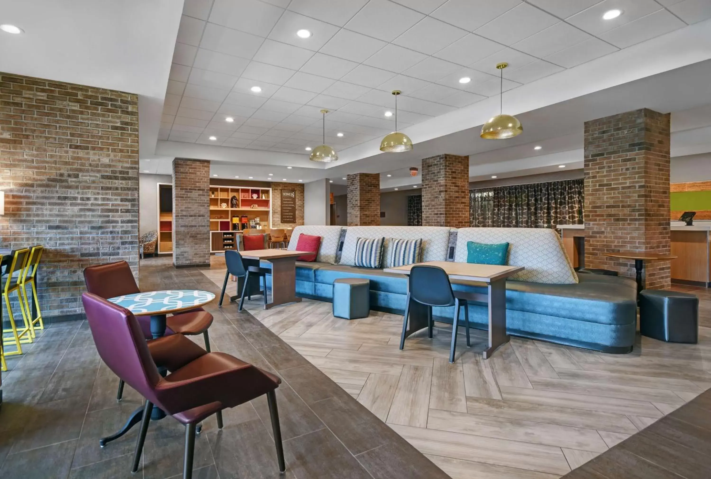 Lobby or reception, Lounge/Bar in Home2 Suites by Hilton Liberty NE Kansas City, MO