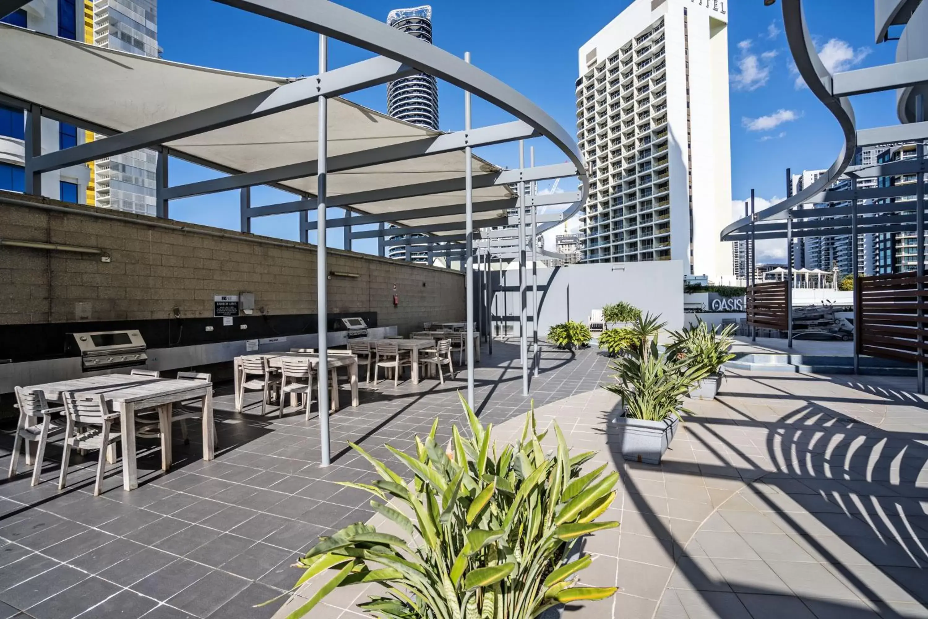 BBQ facilities in The Wave Resort BBQ facilities in The Wave Resort