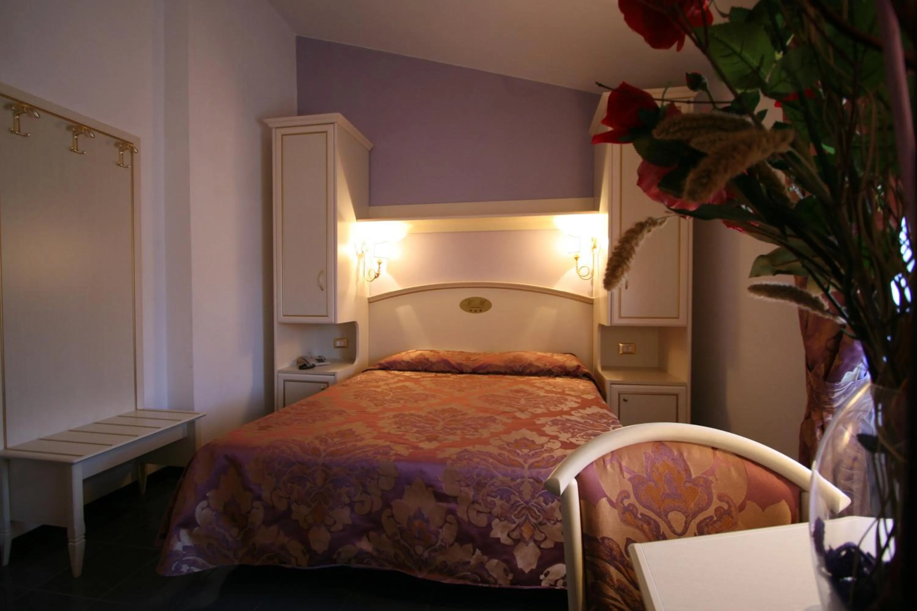 Bed in Hotel La Meridiana