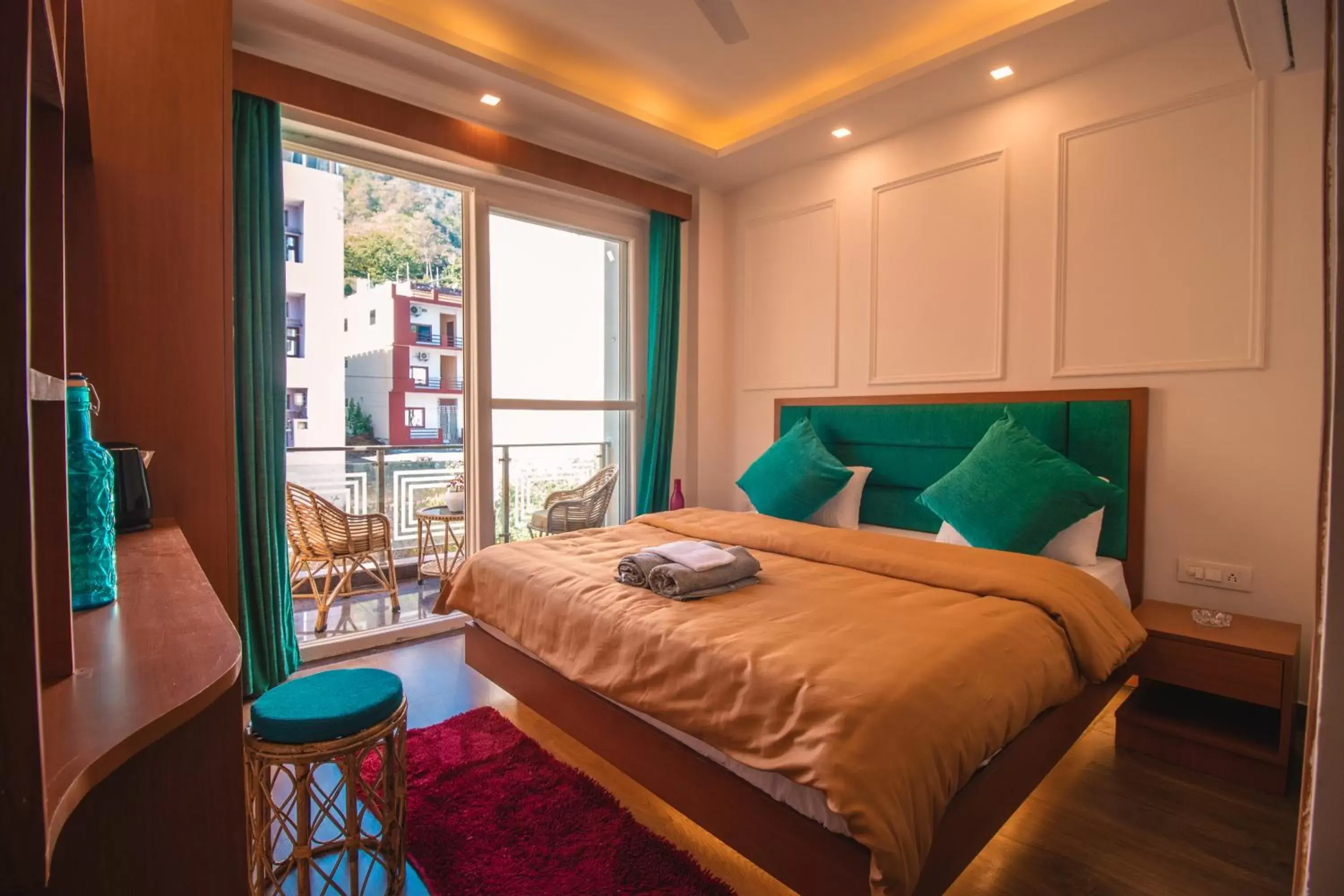 Photo of the whole room, Bed in Hotel The Moksham Photo of the whole room, Bed in Hotel The Moksham