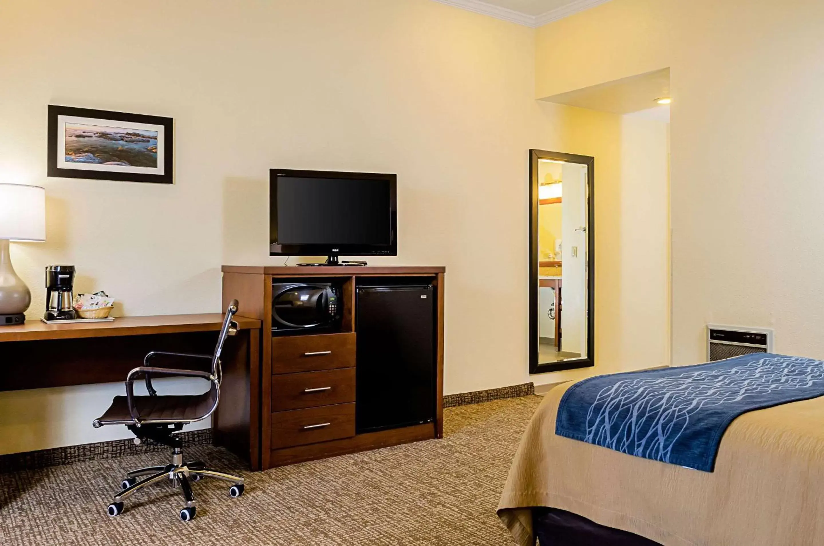 Photo of the whole room, TV/Entertainment Center in Comfort Inn Monterey Peninsula Airport