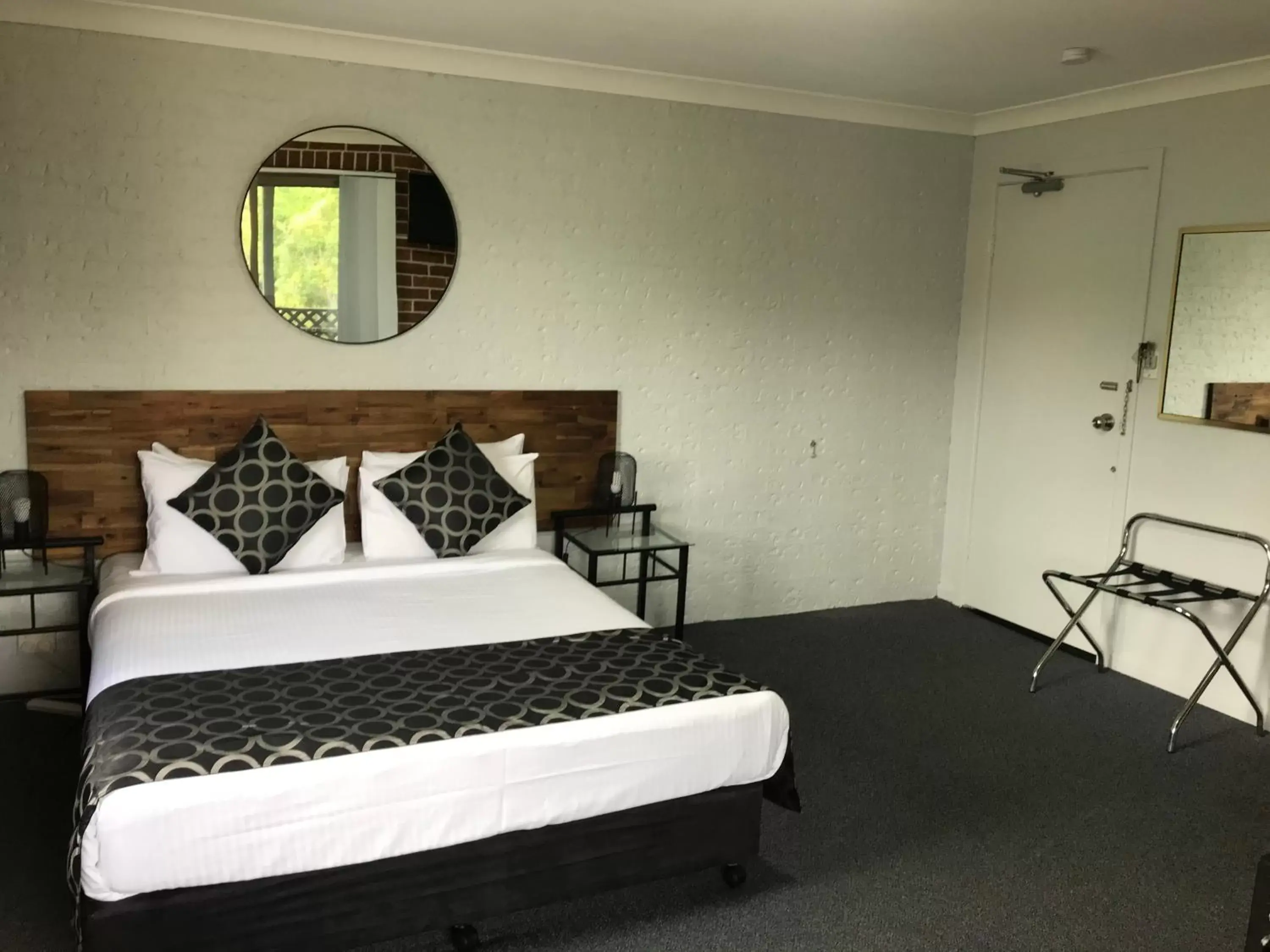 Bed in Coffs Shearwater Motel