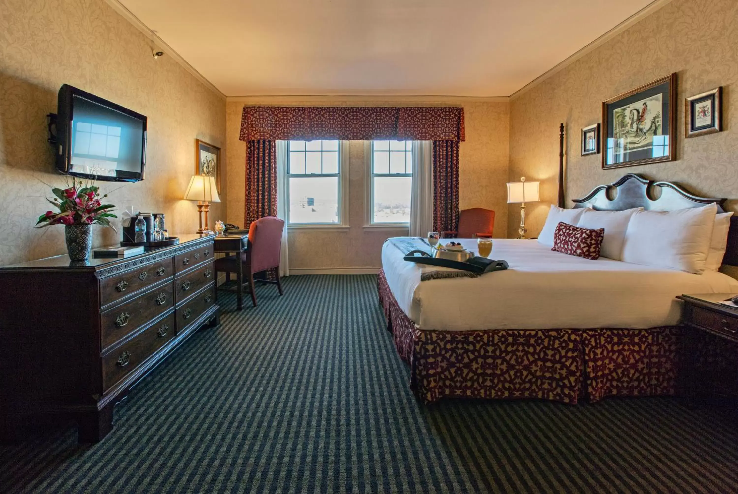 Bedroom in The Brown Hotel