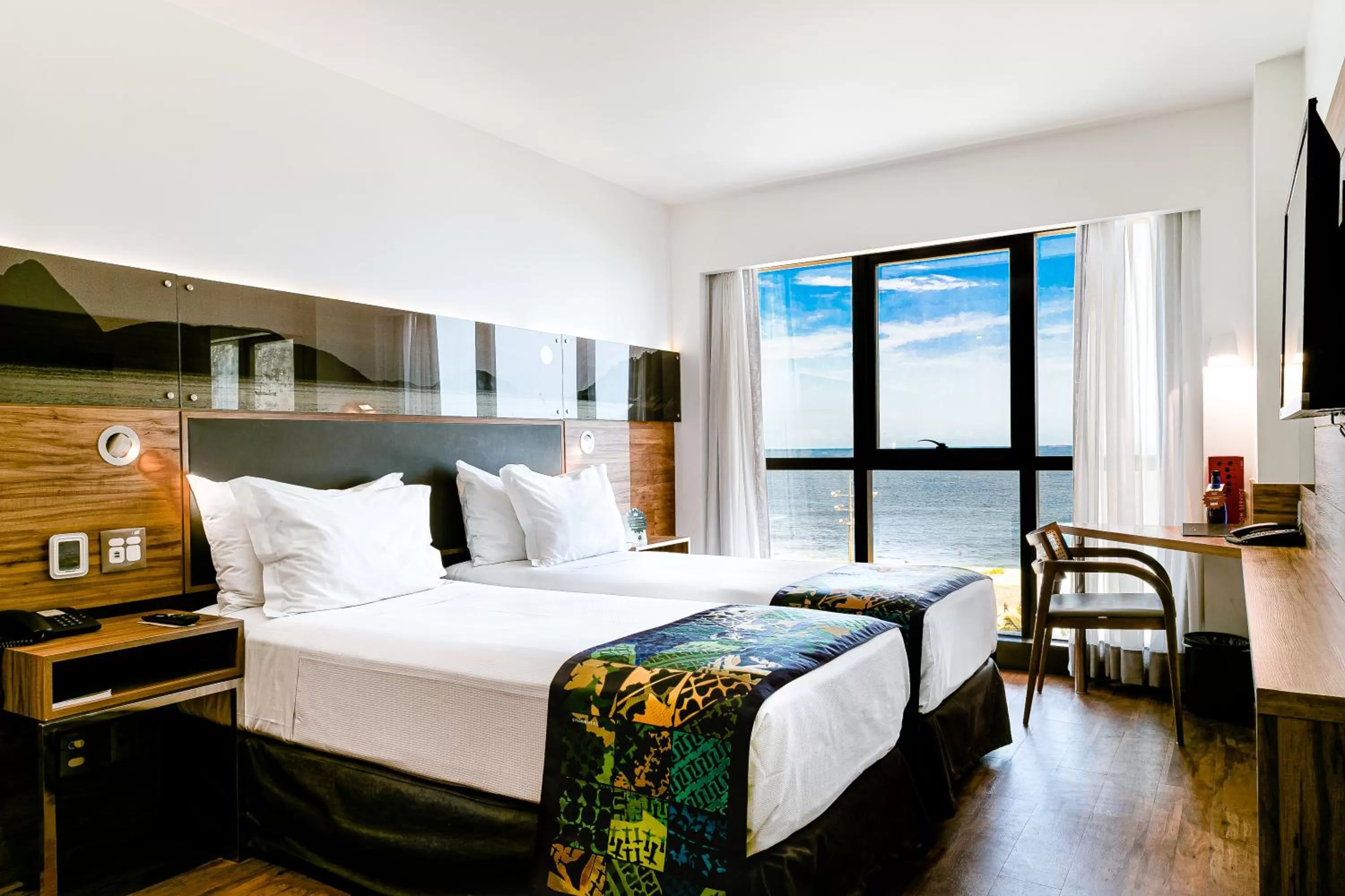 Photo of the whole room, Bed in Arena Leme Hotel