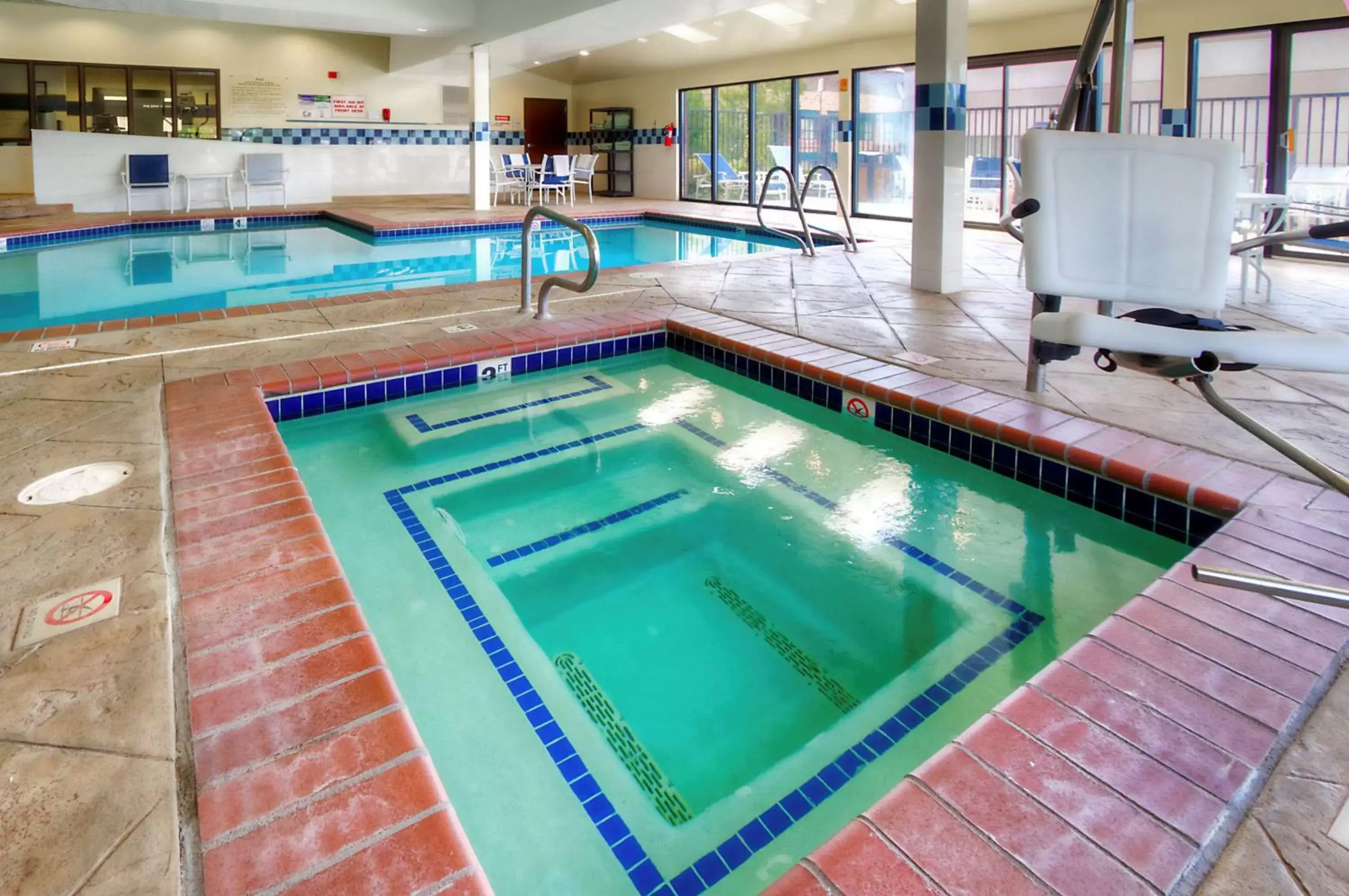 Pool view, Swimming Pool in Hampton Inn Salt Lake City-Layton