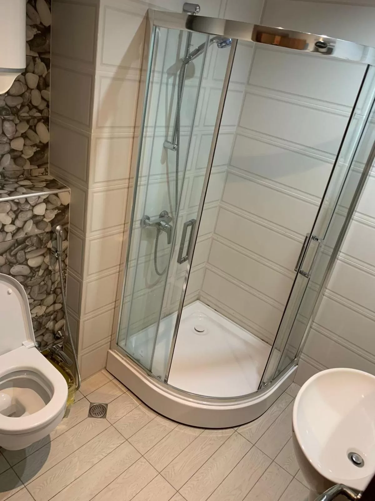 Shower, Bathroom in Aparthotel Holiday Lux Batumi