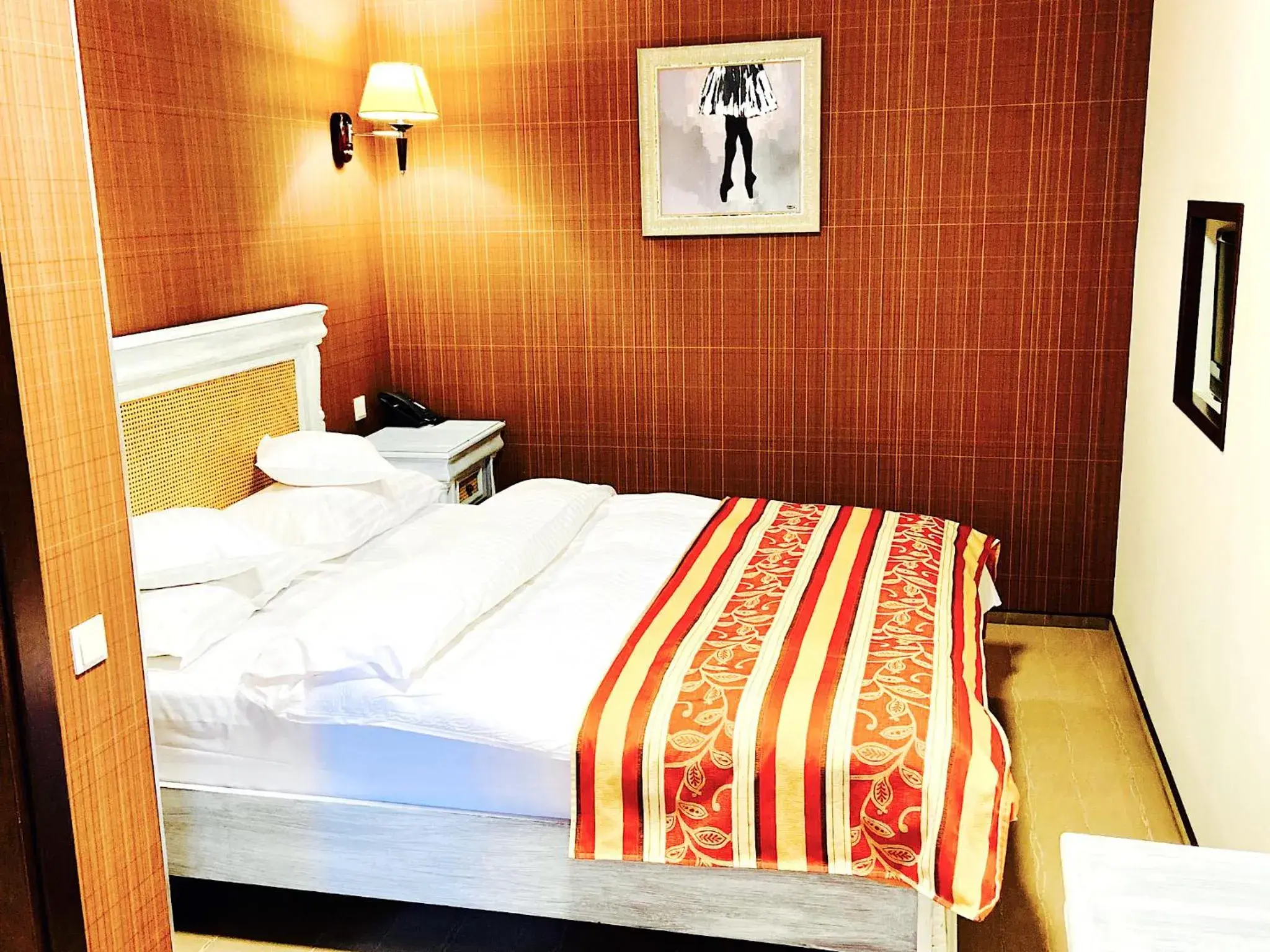 Bed in Levoslav House Hotel