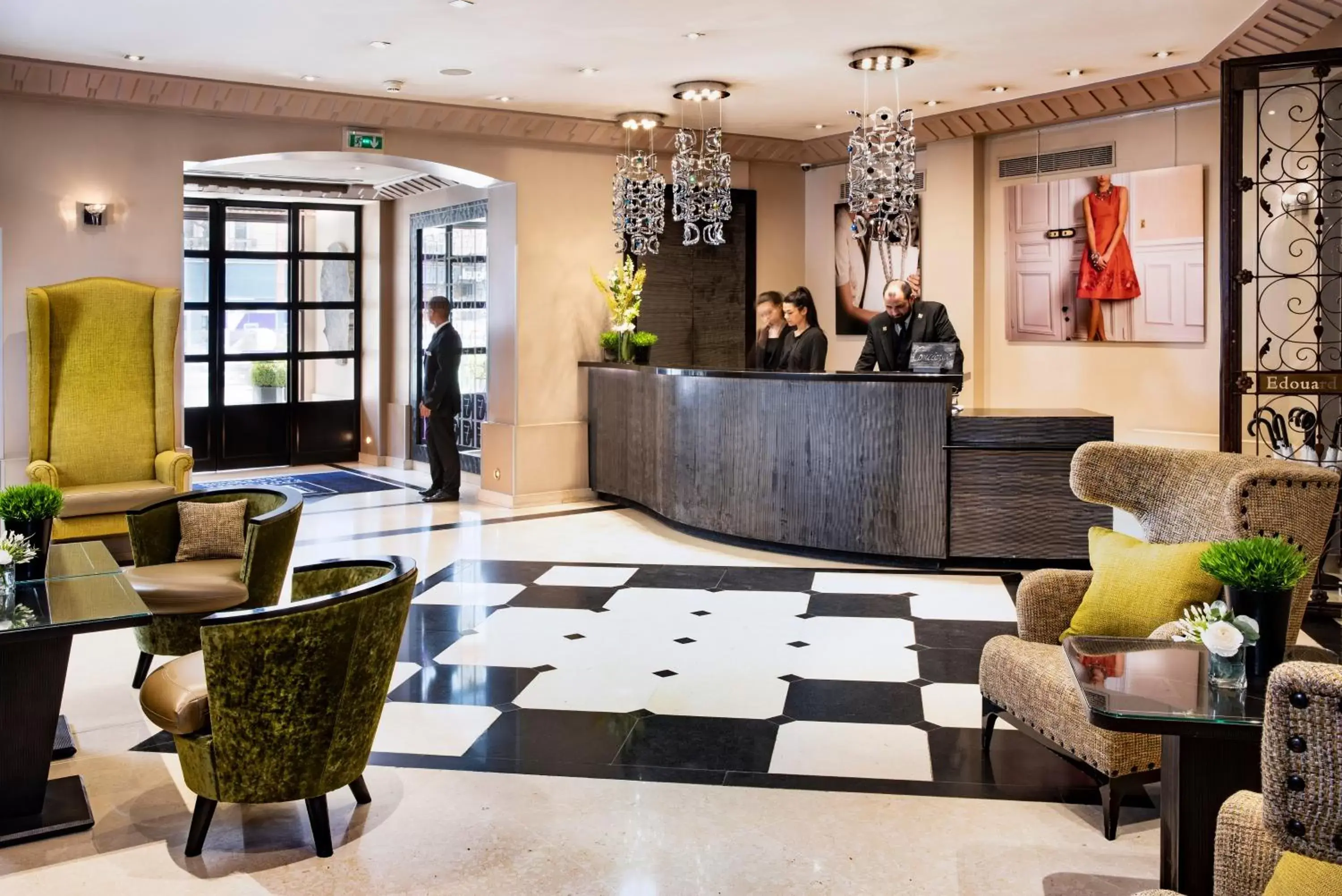 Lobby or reception in Edouard 7 Paris Opéra Lobby or reception in Edouard 7 Paris Opéra