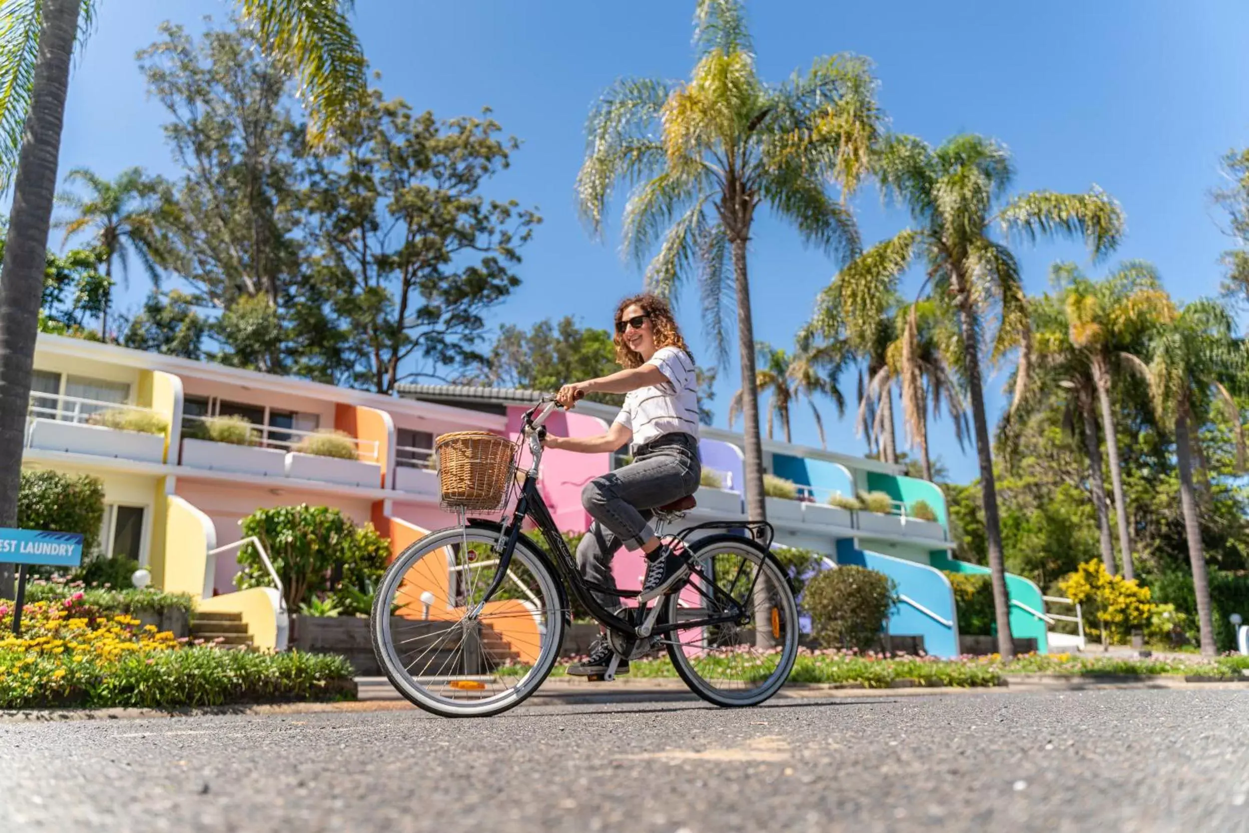 Cycling in The Cubana Resort Nambucca Heads