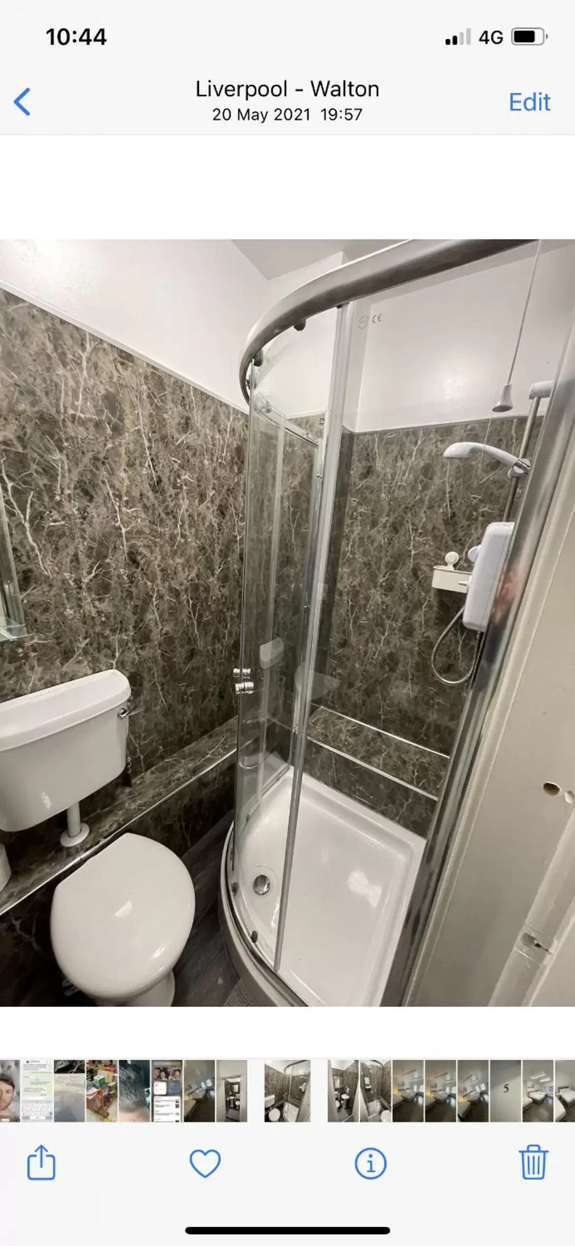 Bathroom in County road rooms