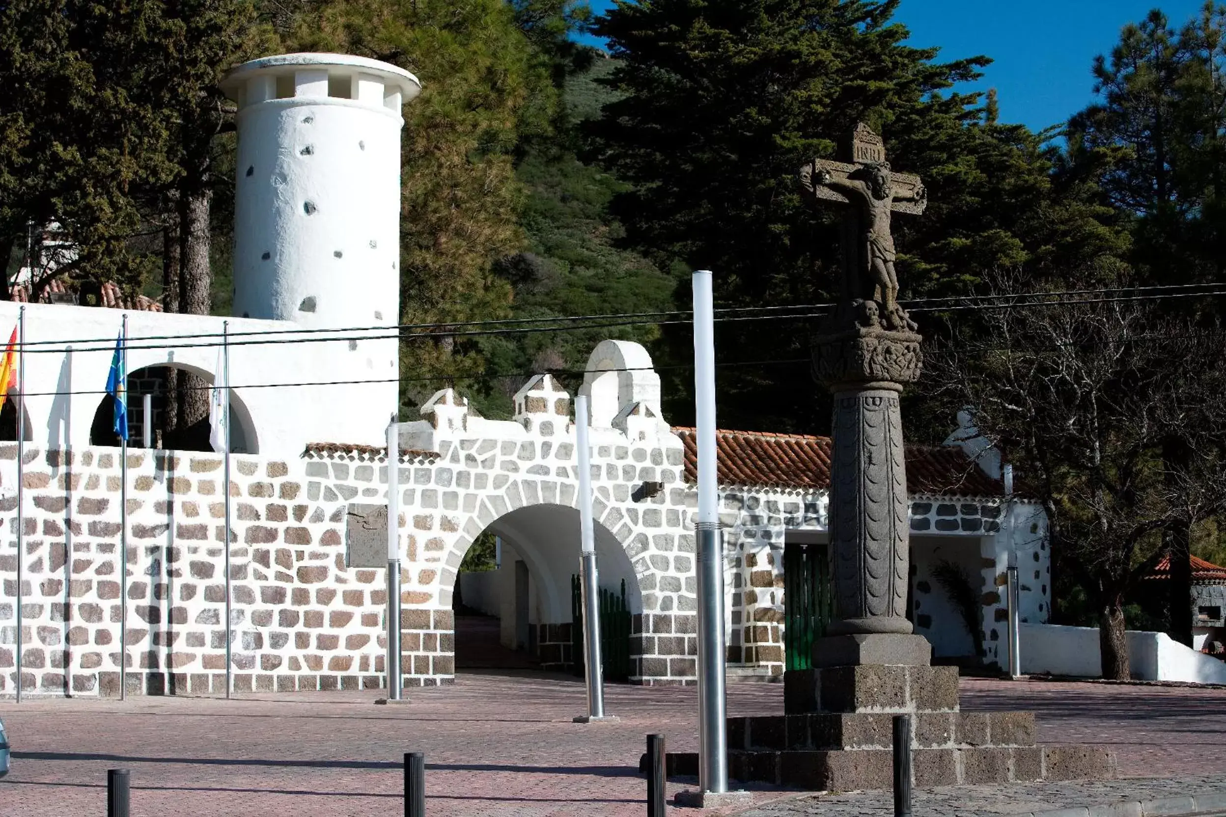 Facade/entrance in Parador de Cruz de Tejeda