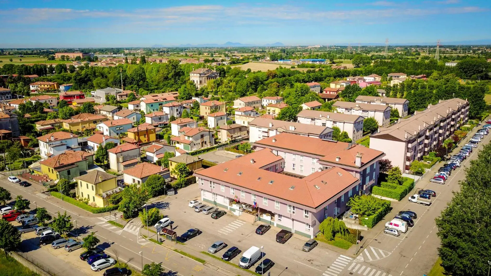 Property building, Bird's-eye View in Hotel Palladio