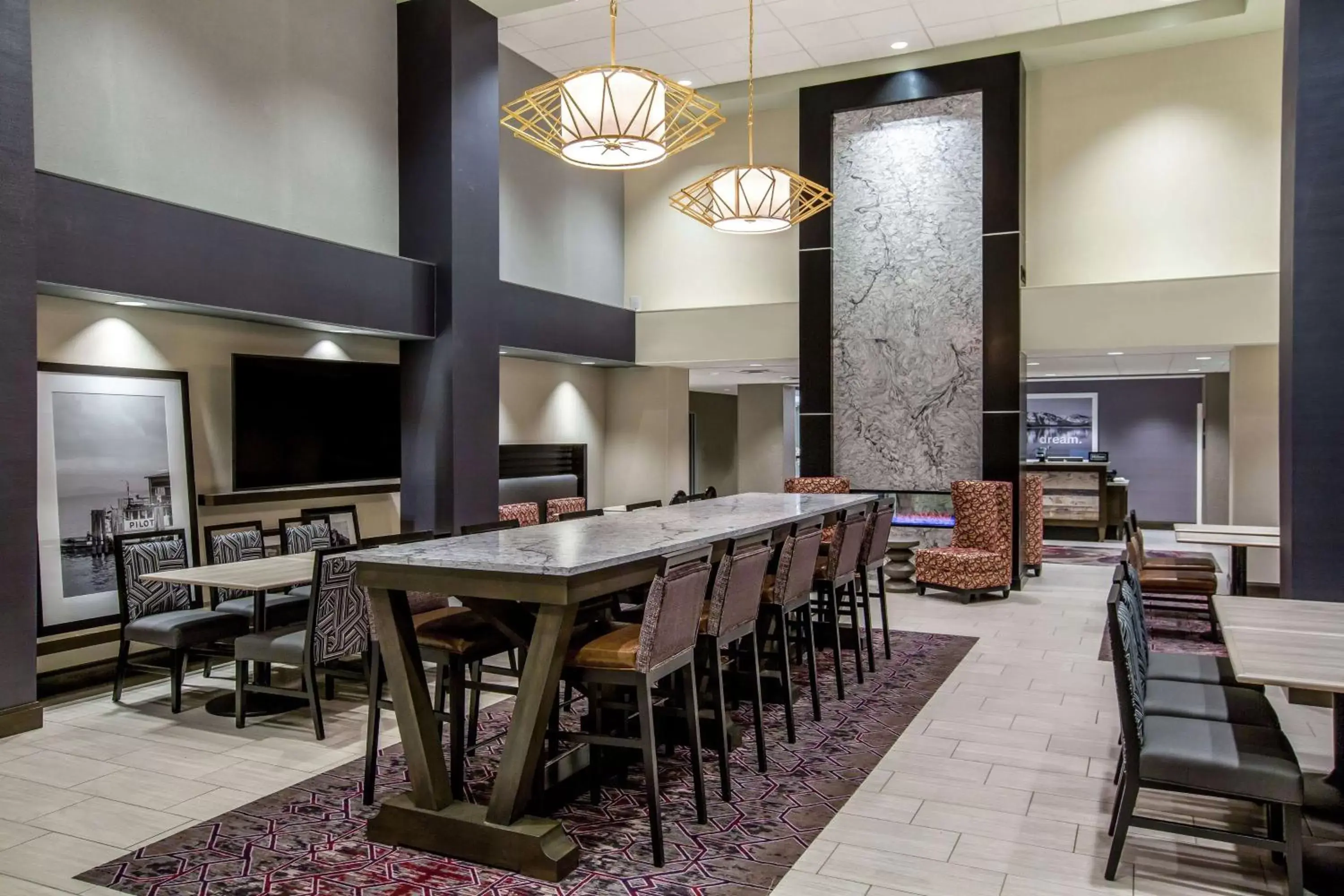 Dining area, Restaurant/Places to Eat in Hampton Inn & Suites Reno/Sparks
