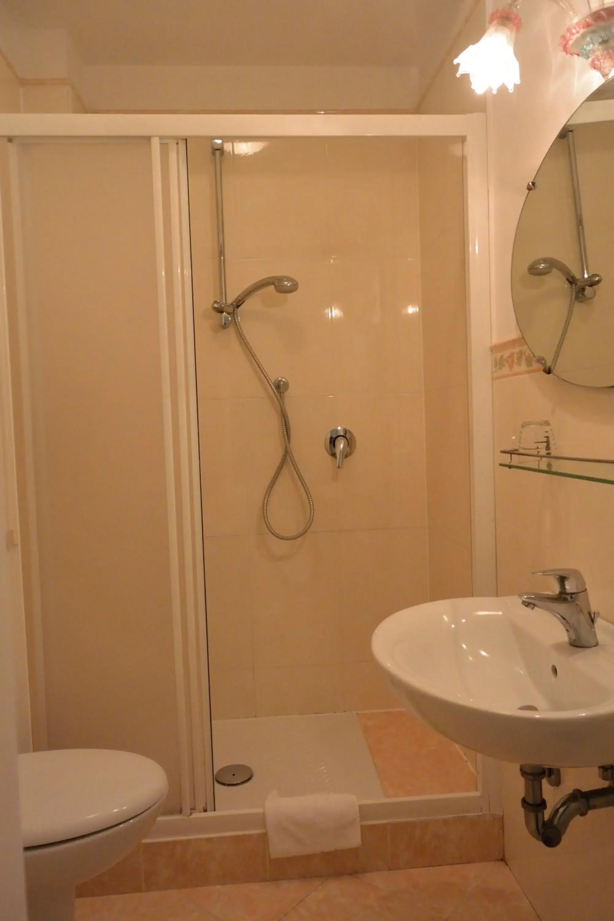 Shower, Bathroom in Pensione Seguso