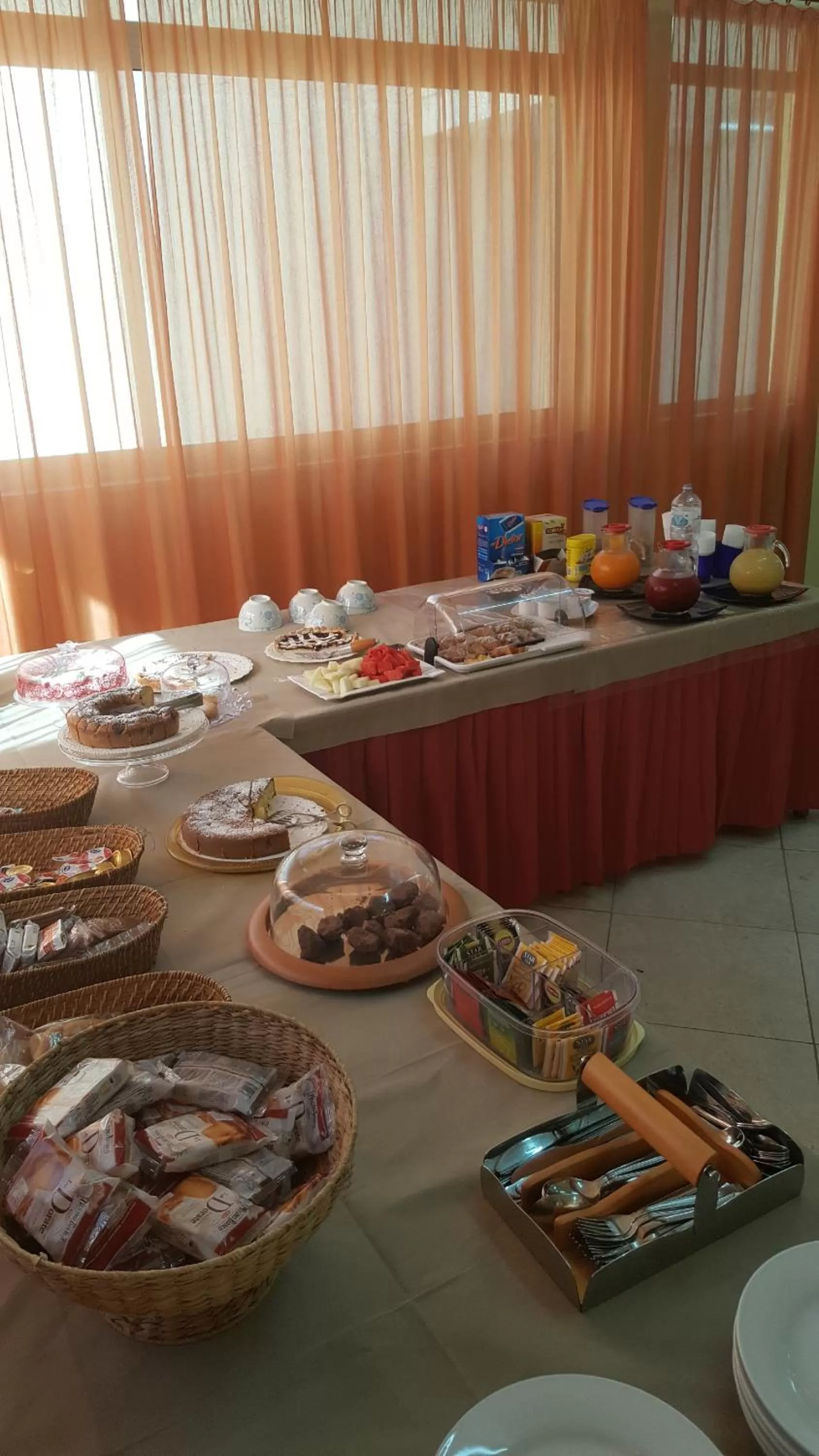 Buffet breakfast, Breakfast in B&B Lu Casale