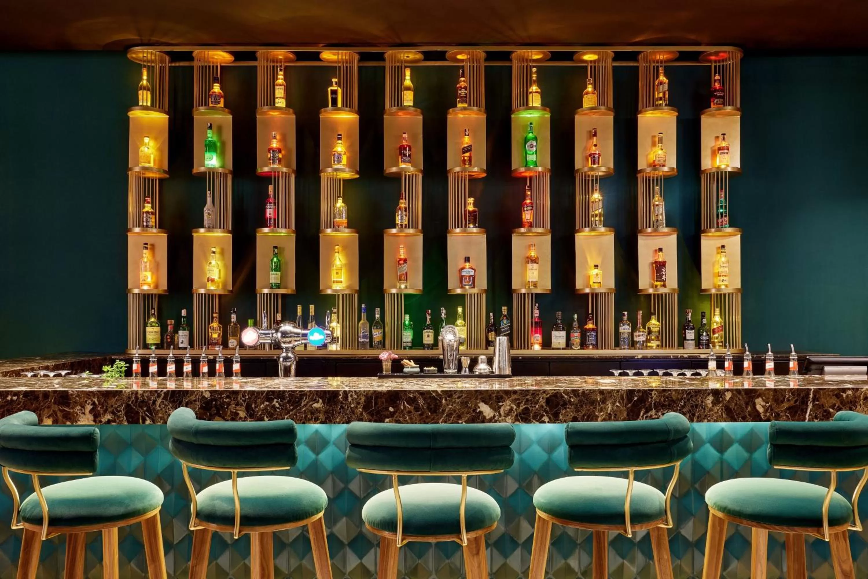 Lounge or bar in Fes Marriott Hotel Jnan Palace