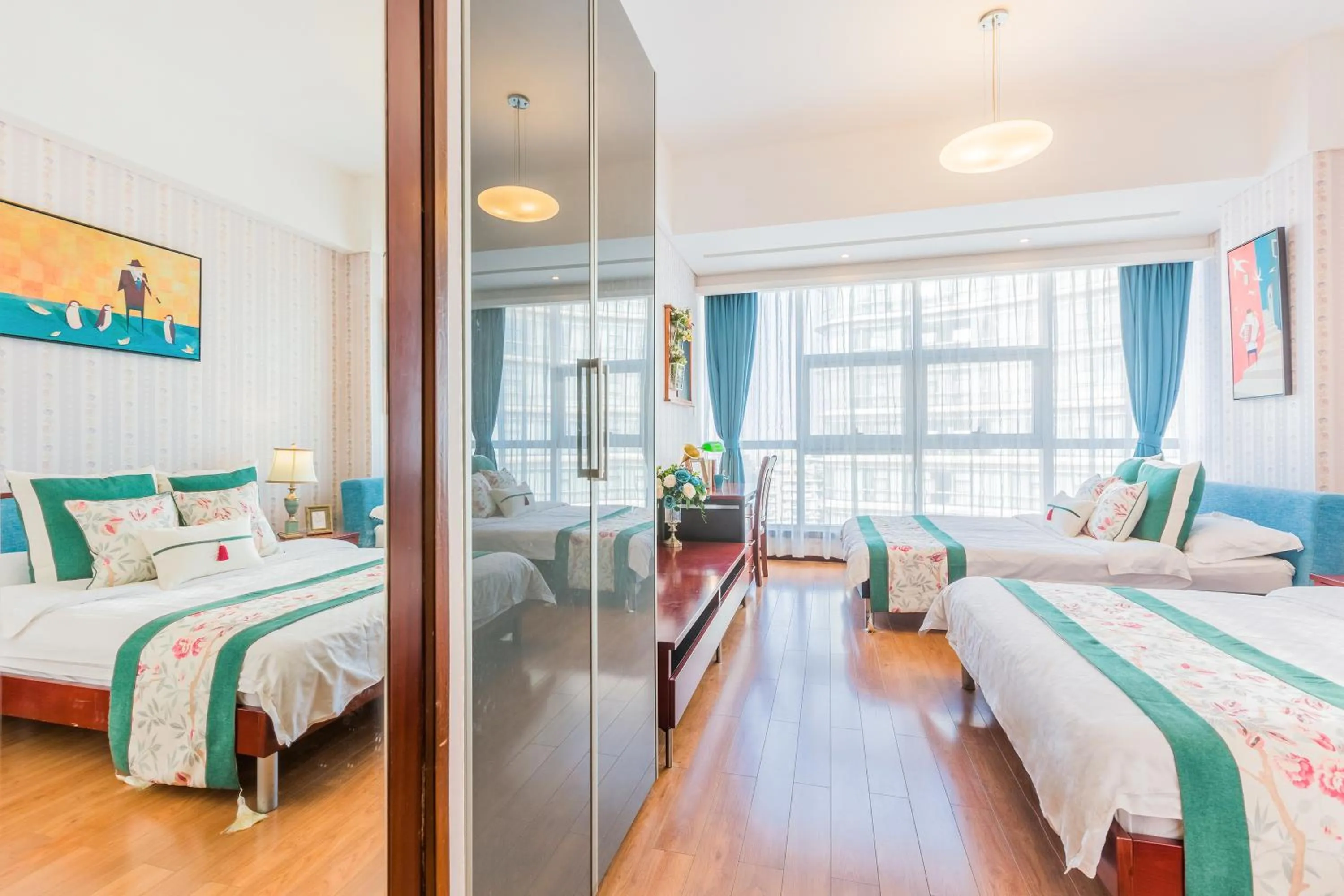 Bed in Westlake 7 Service Apartment