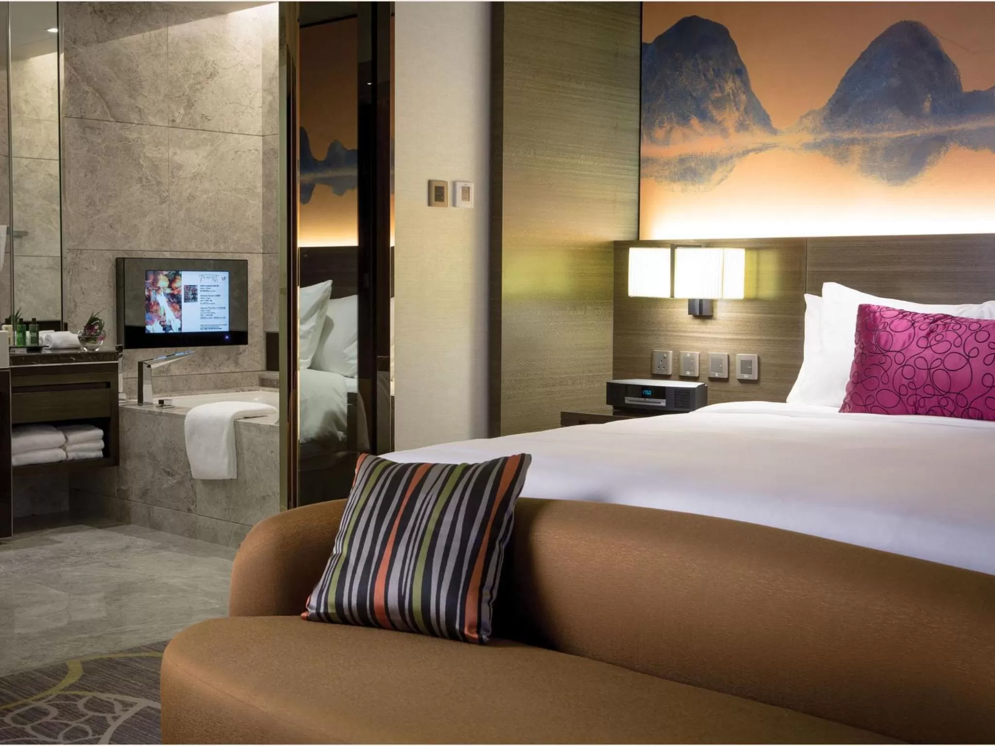 Bed in Crowne Plaza Hong Kong Kowloon East by IHG