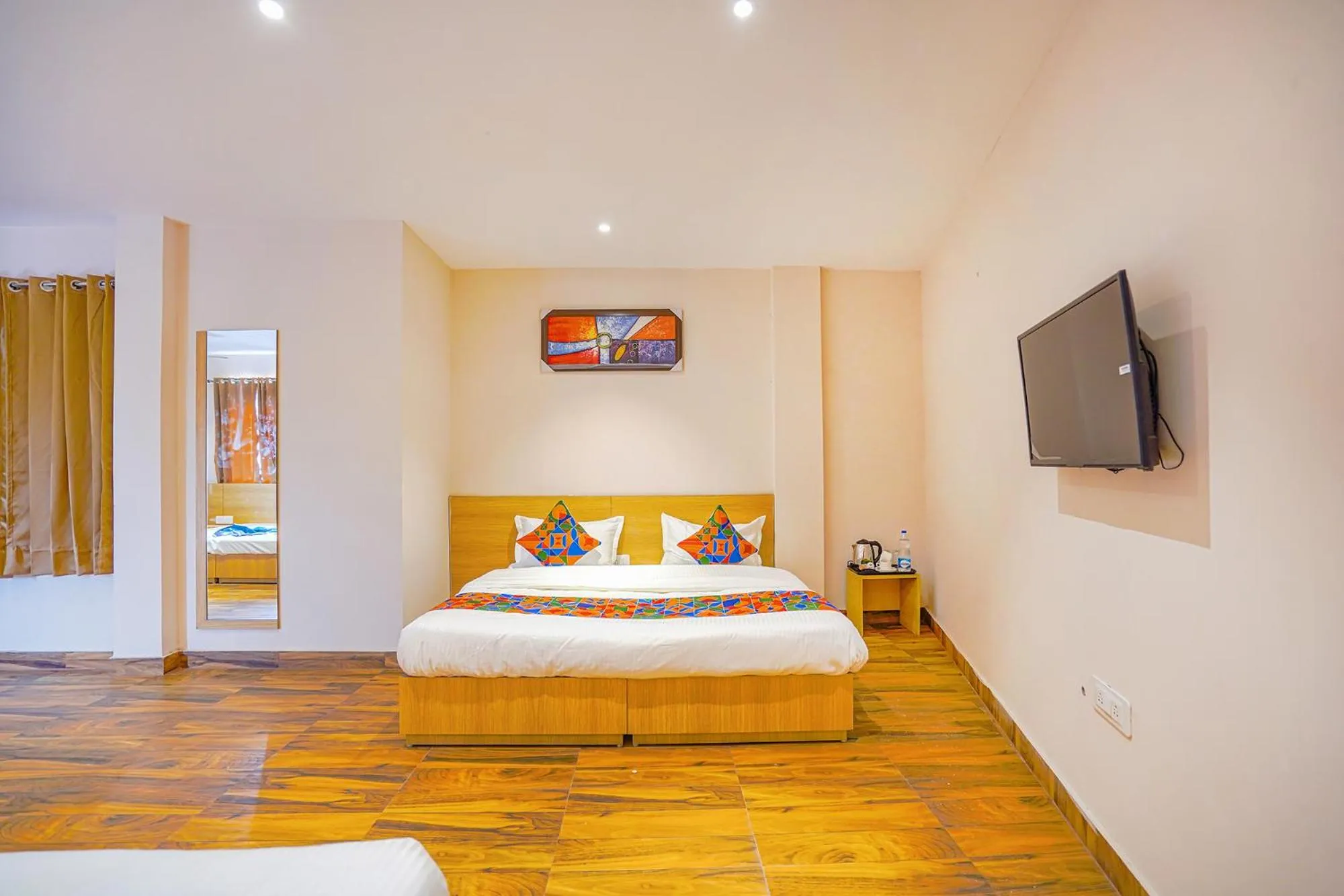 Coffee/tea facilities, Bed in FabHotel Prime Empire