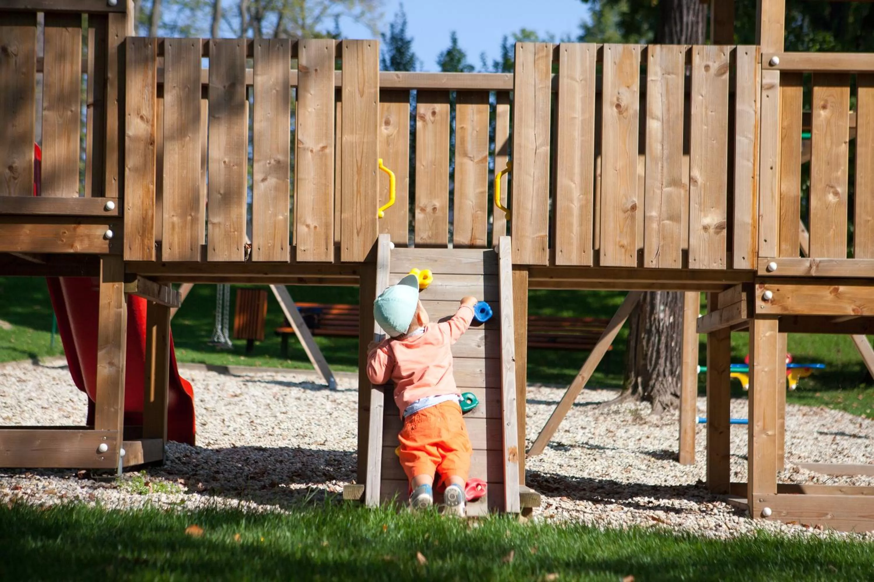 Children play ground in Zámeček Petrovice