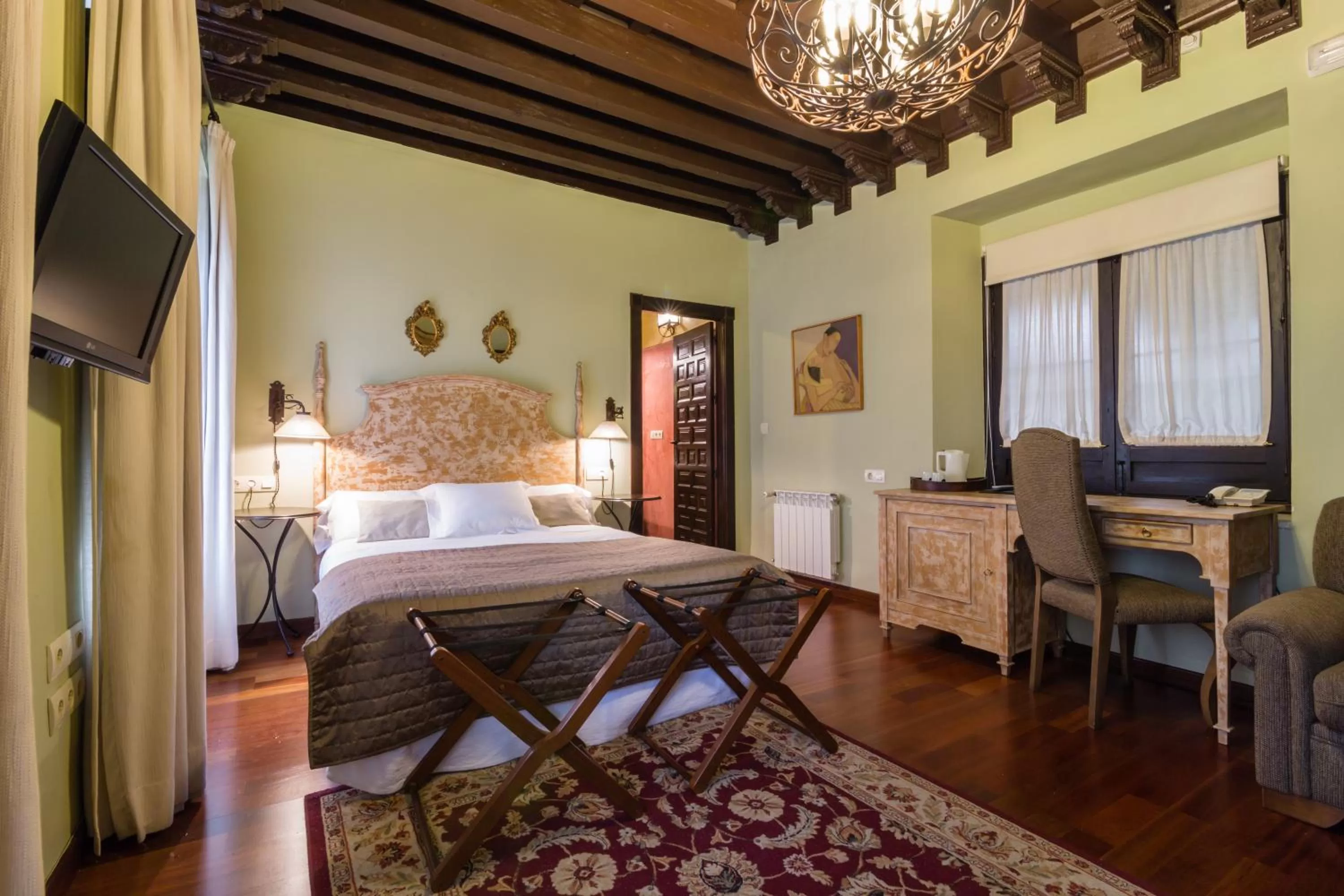 Bedroom, Bed in Palacio de Mariana Pineda