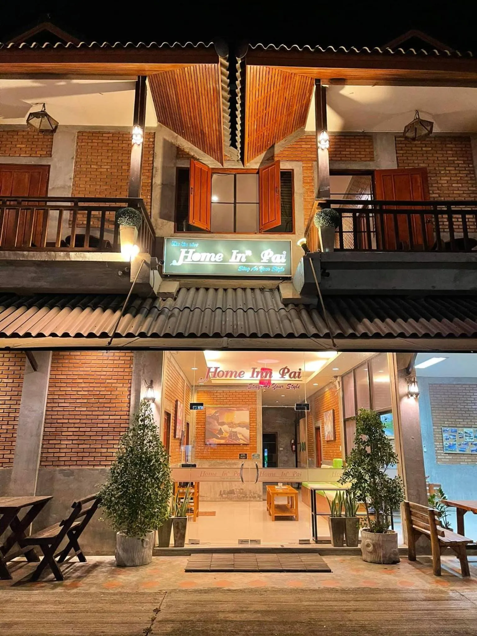 Property building in Home Inn Pai Garden