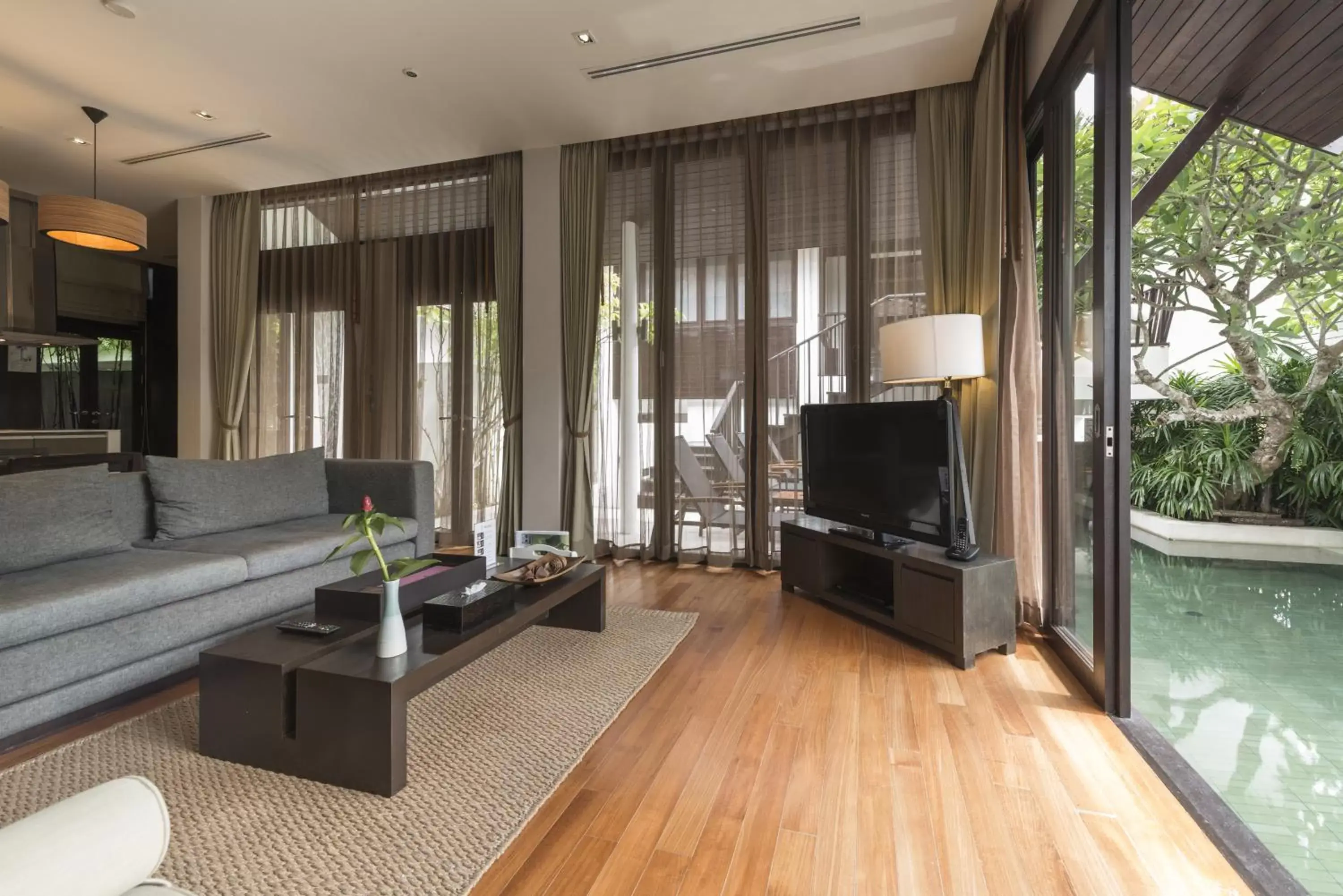 Living room in The Sea Koh Samui Resort and Residences by Tolani Living room in The Sea Koh Samui Resort and Residences by Tolani