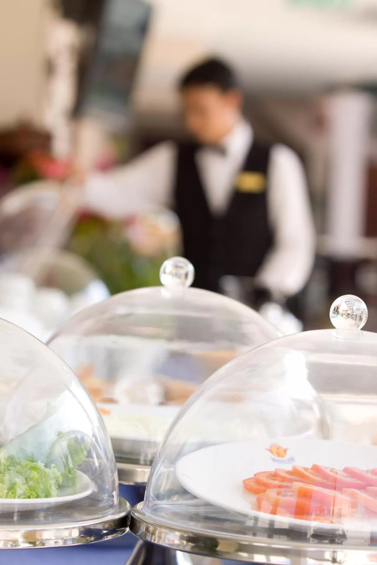 Buffet breakfast in Huong Sen Hotel