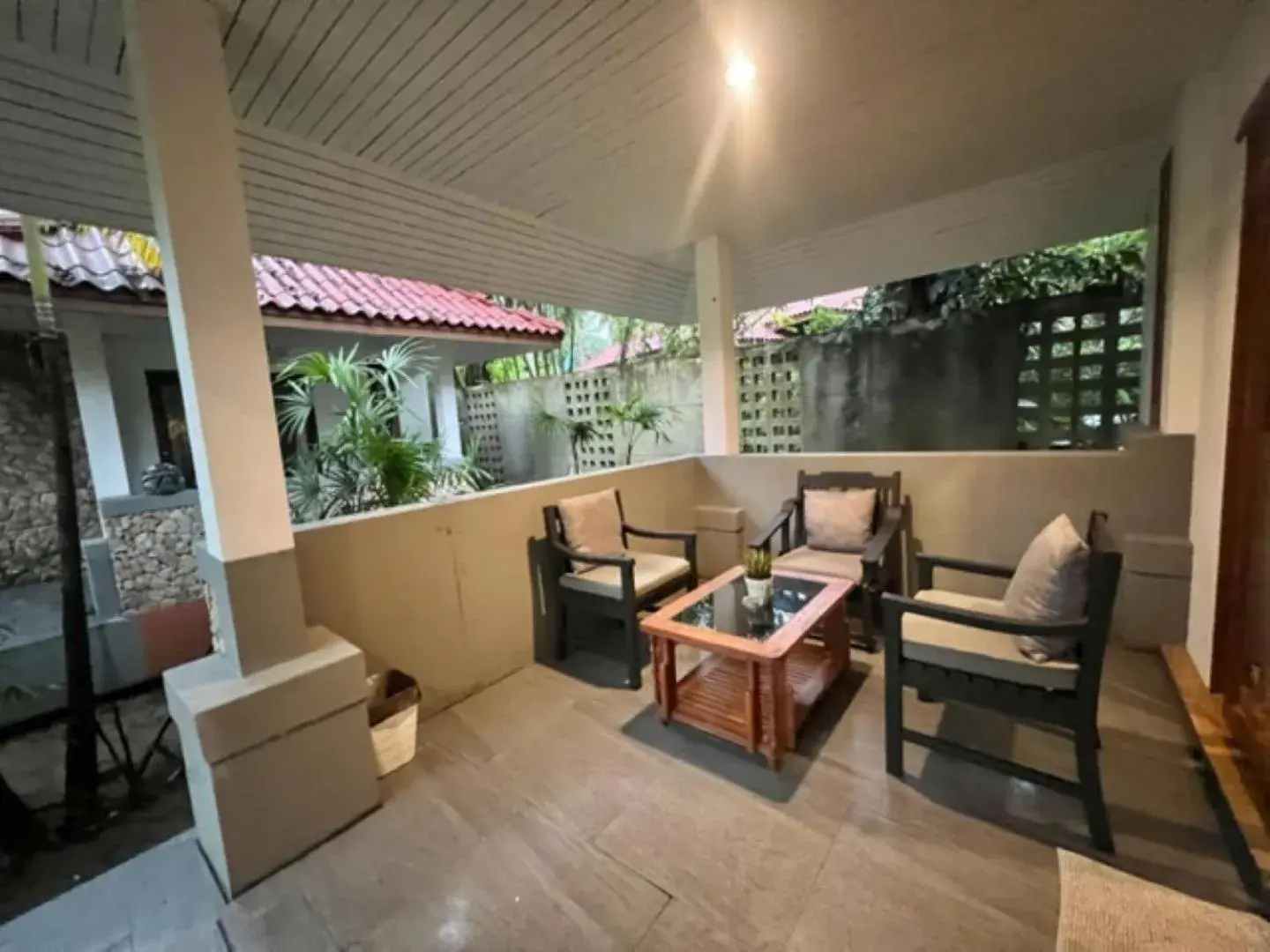 Seating area in Samui Garden Home - SHA Extra Plus