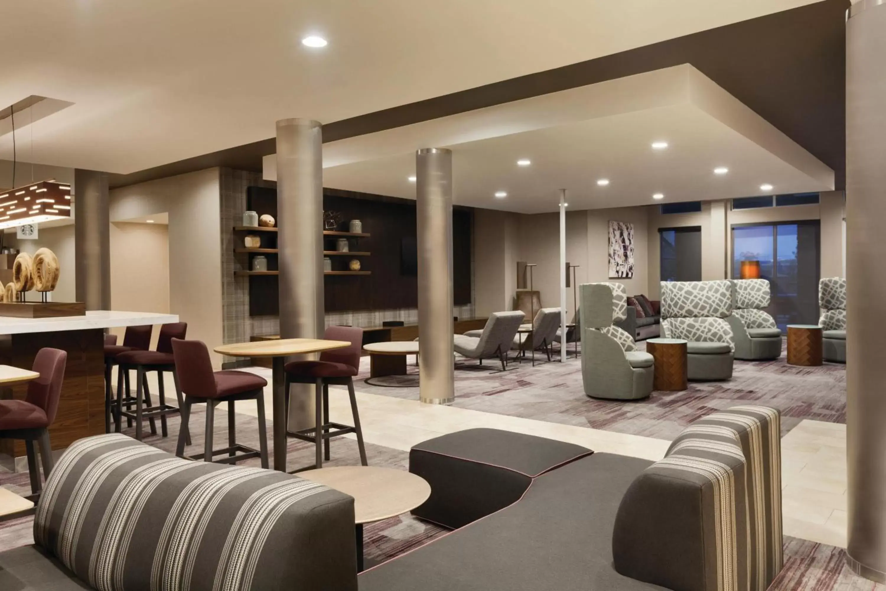 Lobby or reception, Lounge/Bar in Courtyard by Marriott El Paso East/I-10