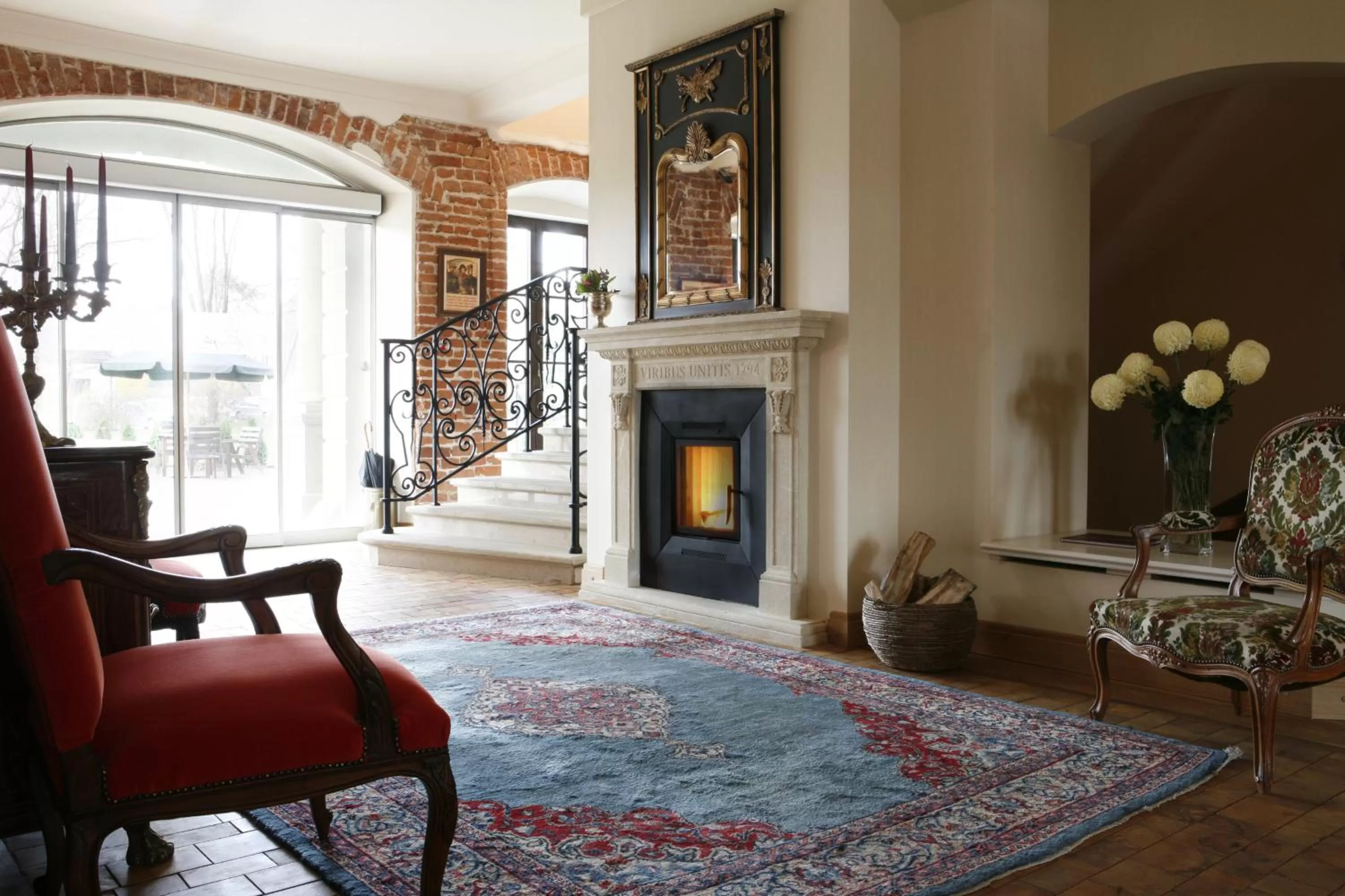 Lobby or reception in Hotel Dwór Kościuszko