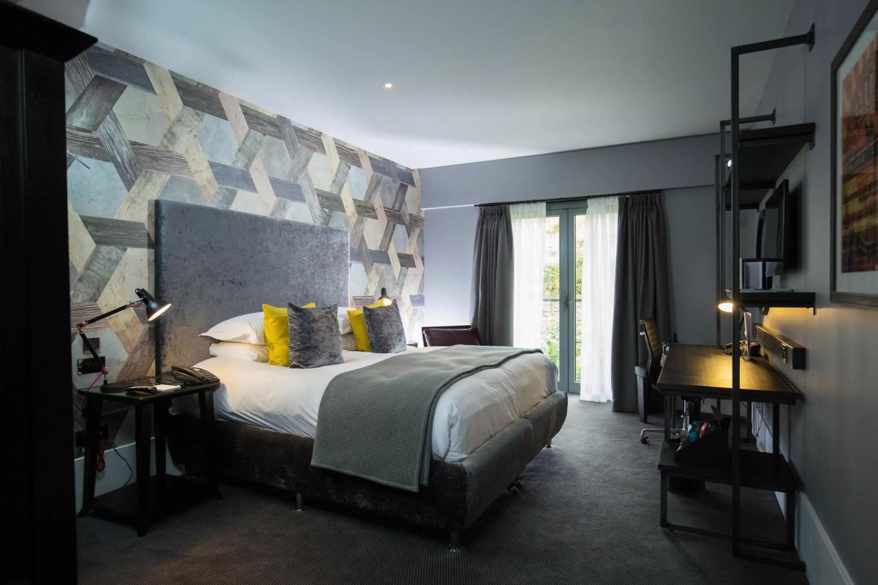 Bedroom, Bed in Malmaison Oxford