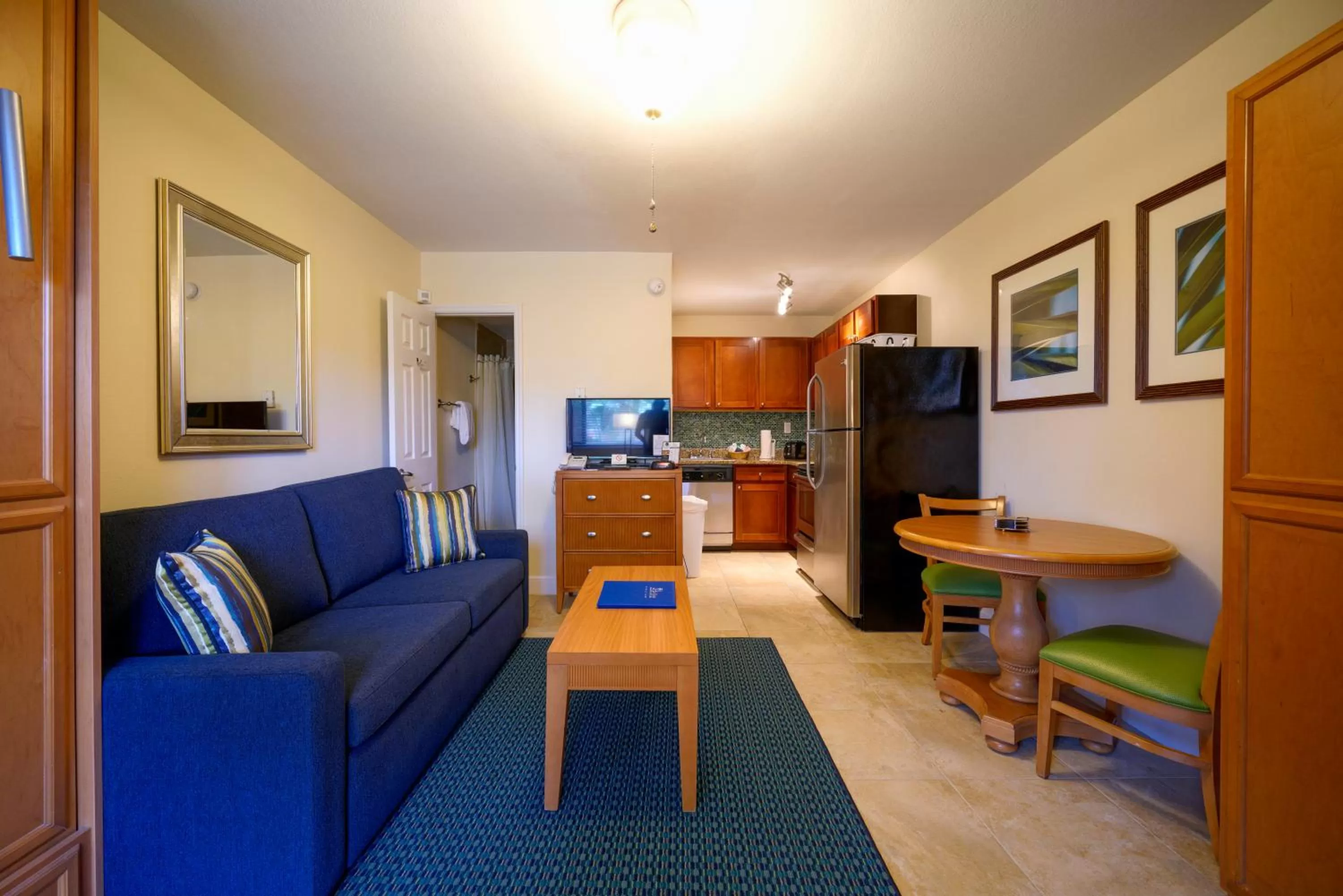 Living room in La Costa Beach Club