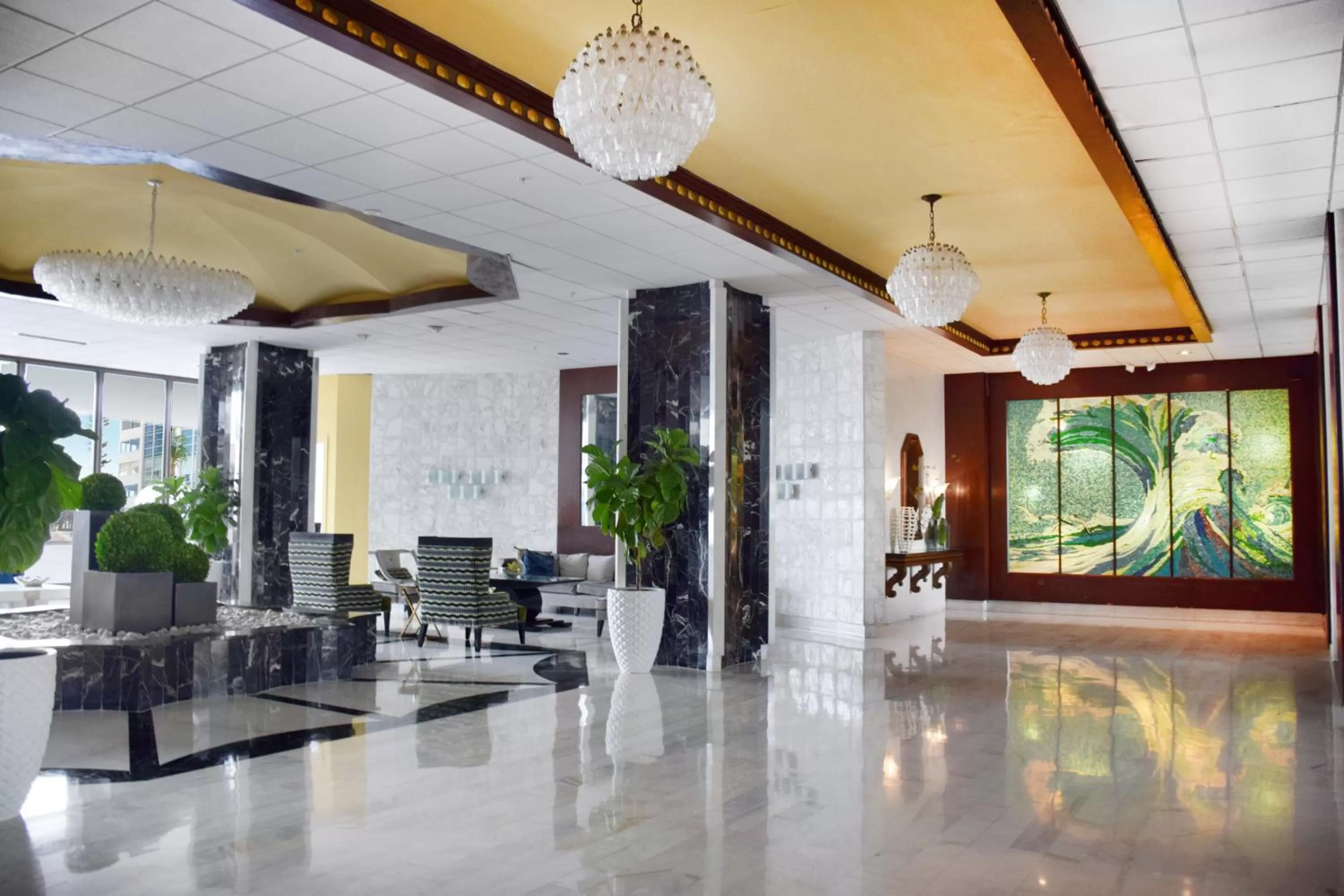 Lobby or reception in Seacoast Suites on Miami Beach