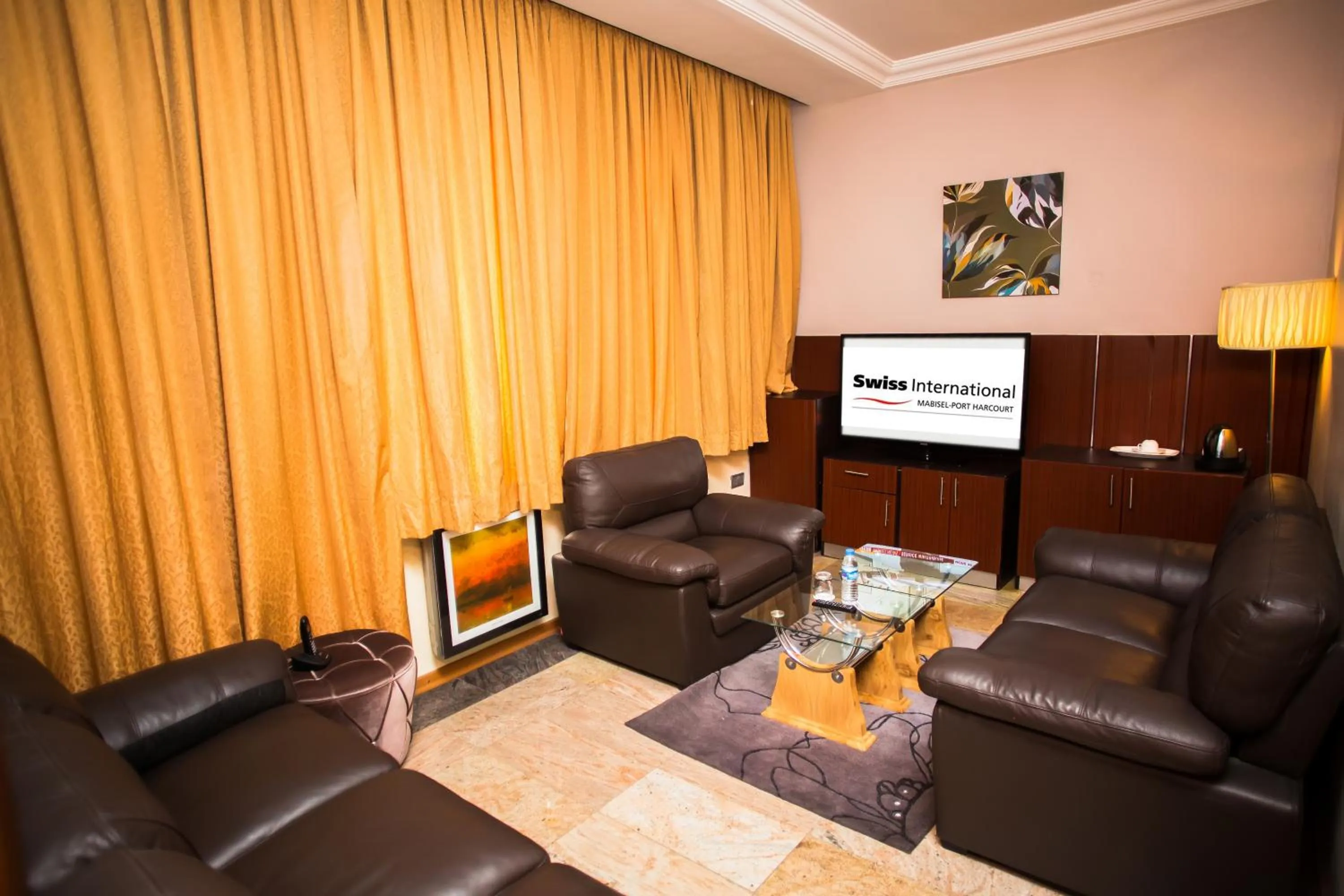 TV and multimedia, Seating Area in Swiss International Mabisel Port Harcourt