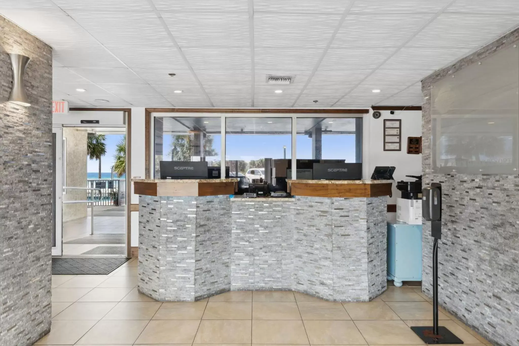 Lobby or reception in Beach Tower Beachfront Hotel, a By The Sea Resort Lobby or reception in Beach Tower Beachfront Hotel, a By The Sea Resort