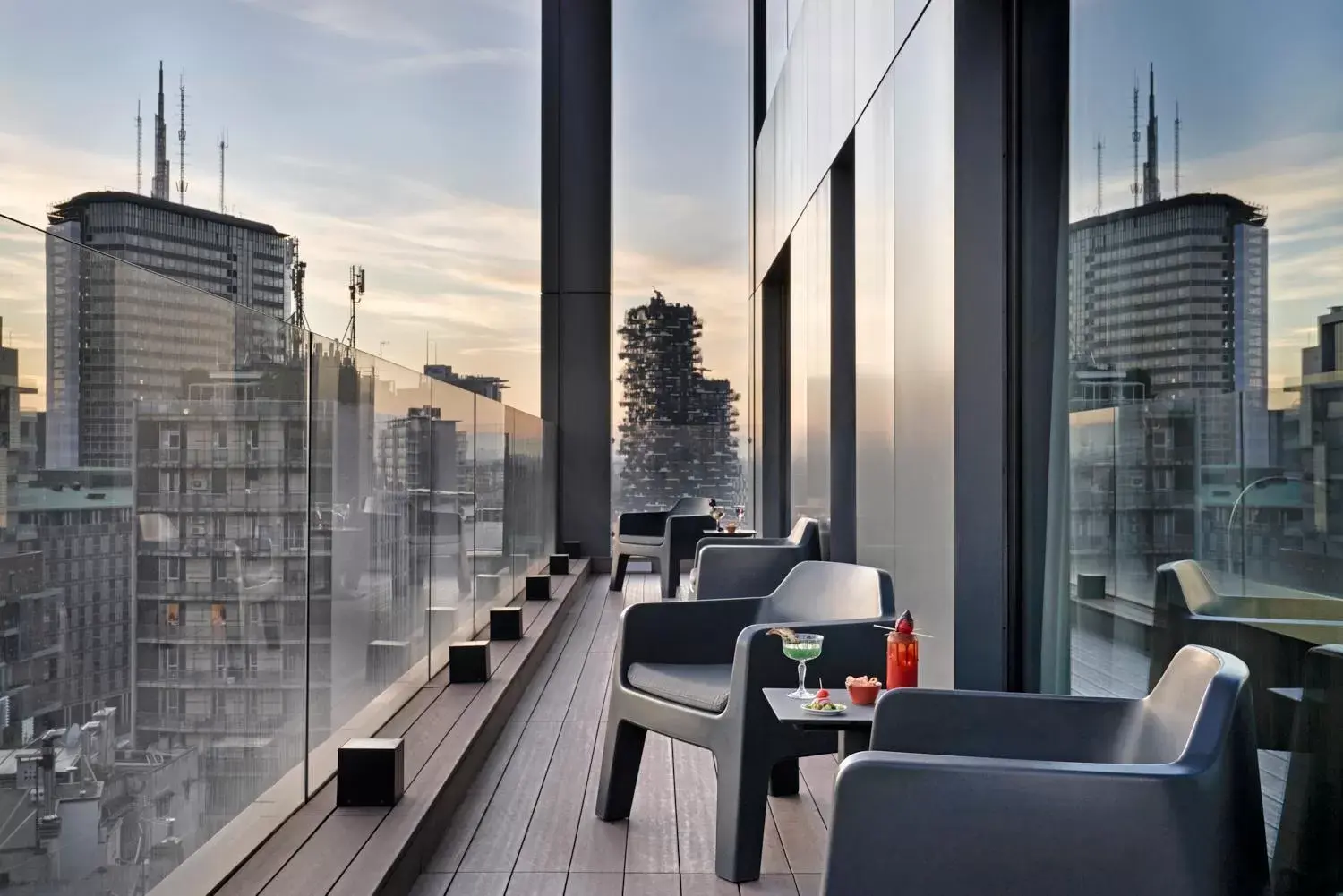 City view in Hyatt Centric Milan Centrale