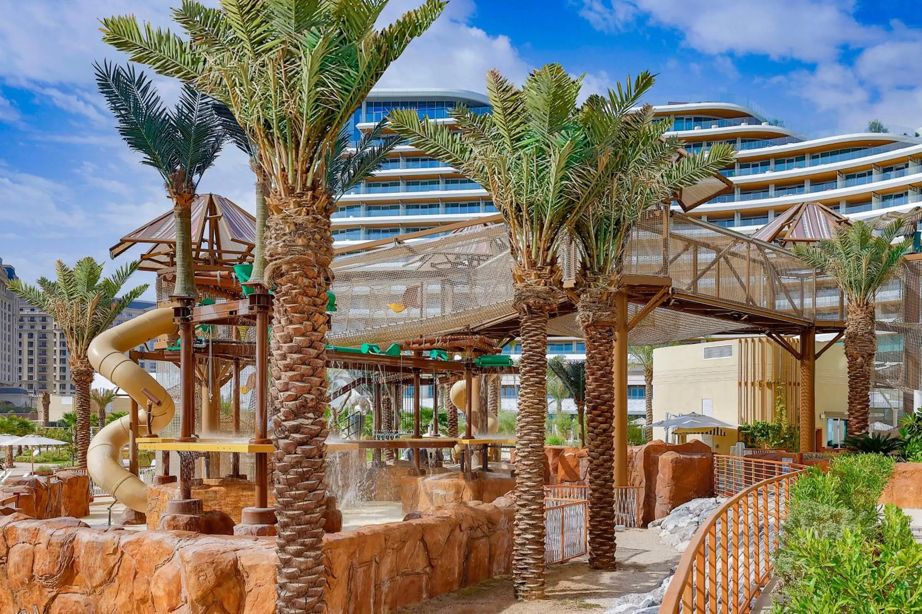 Pool view in Waldorf Astoria Doha Lusail Pool view in Waldorf Astoria Doha Lusail