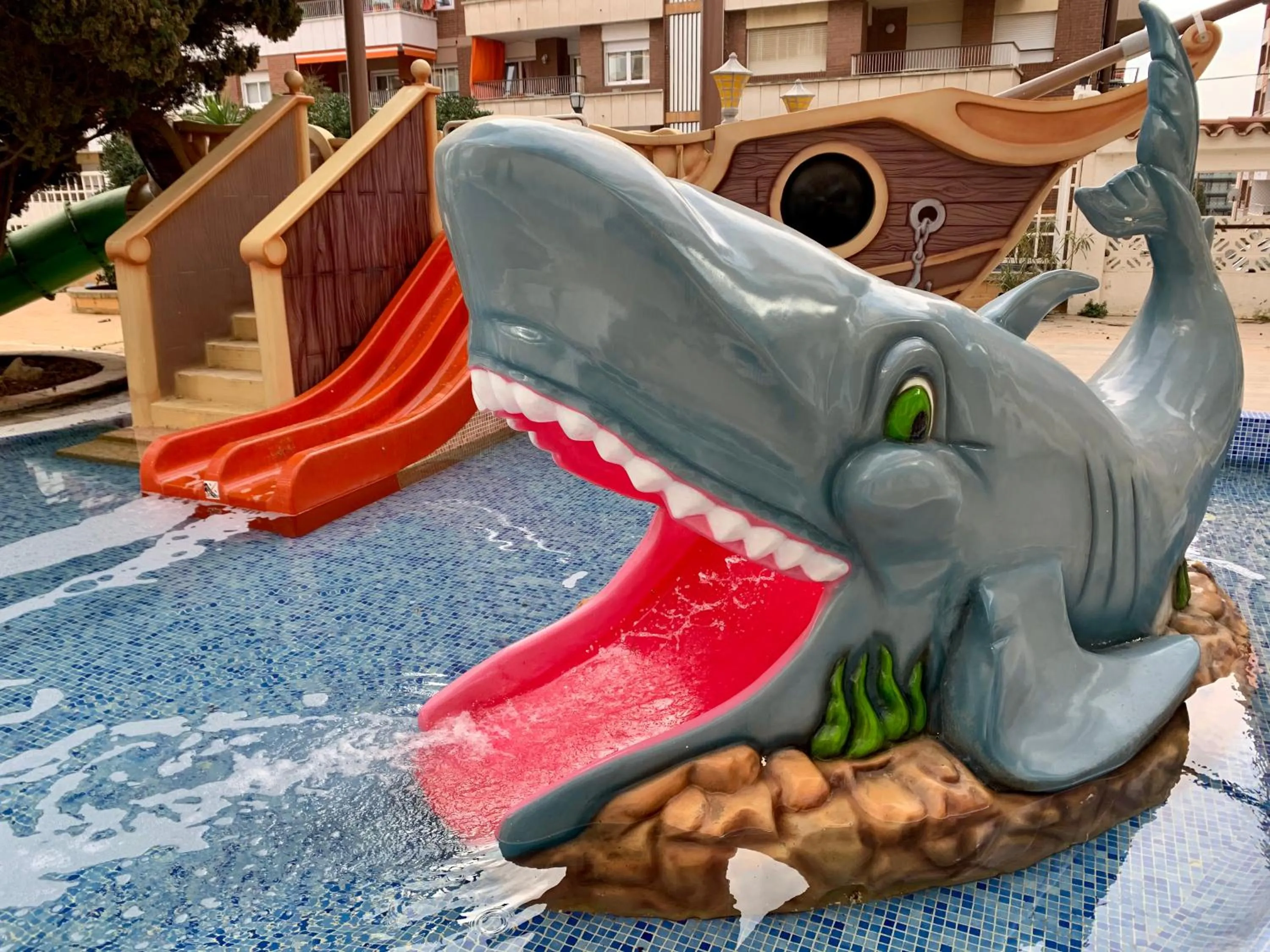 Aqua park in Hotel Bon Repos