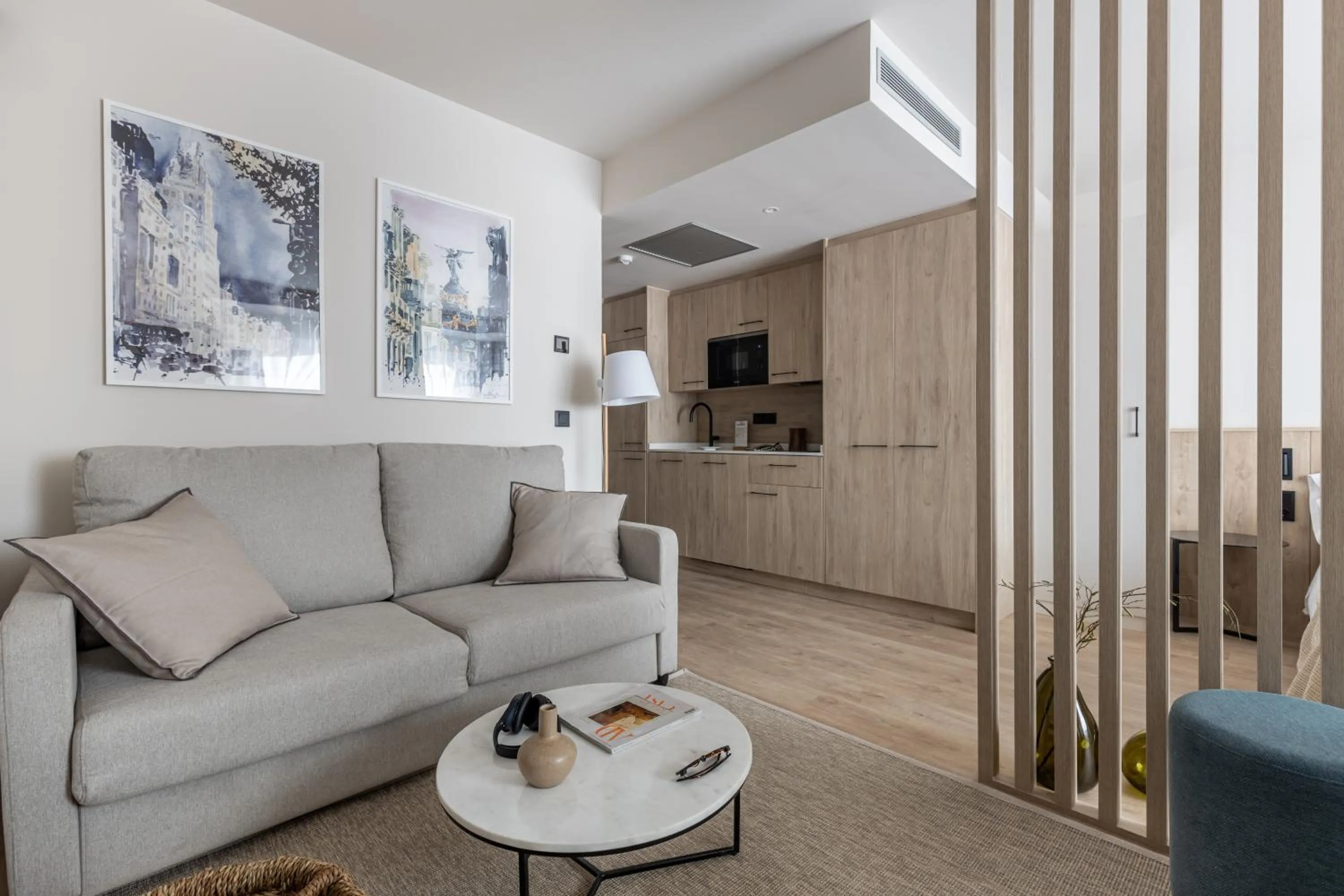 Kitchen or kitchenette in Líbere Madrid Chamberí