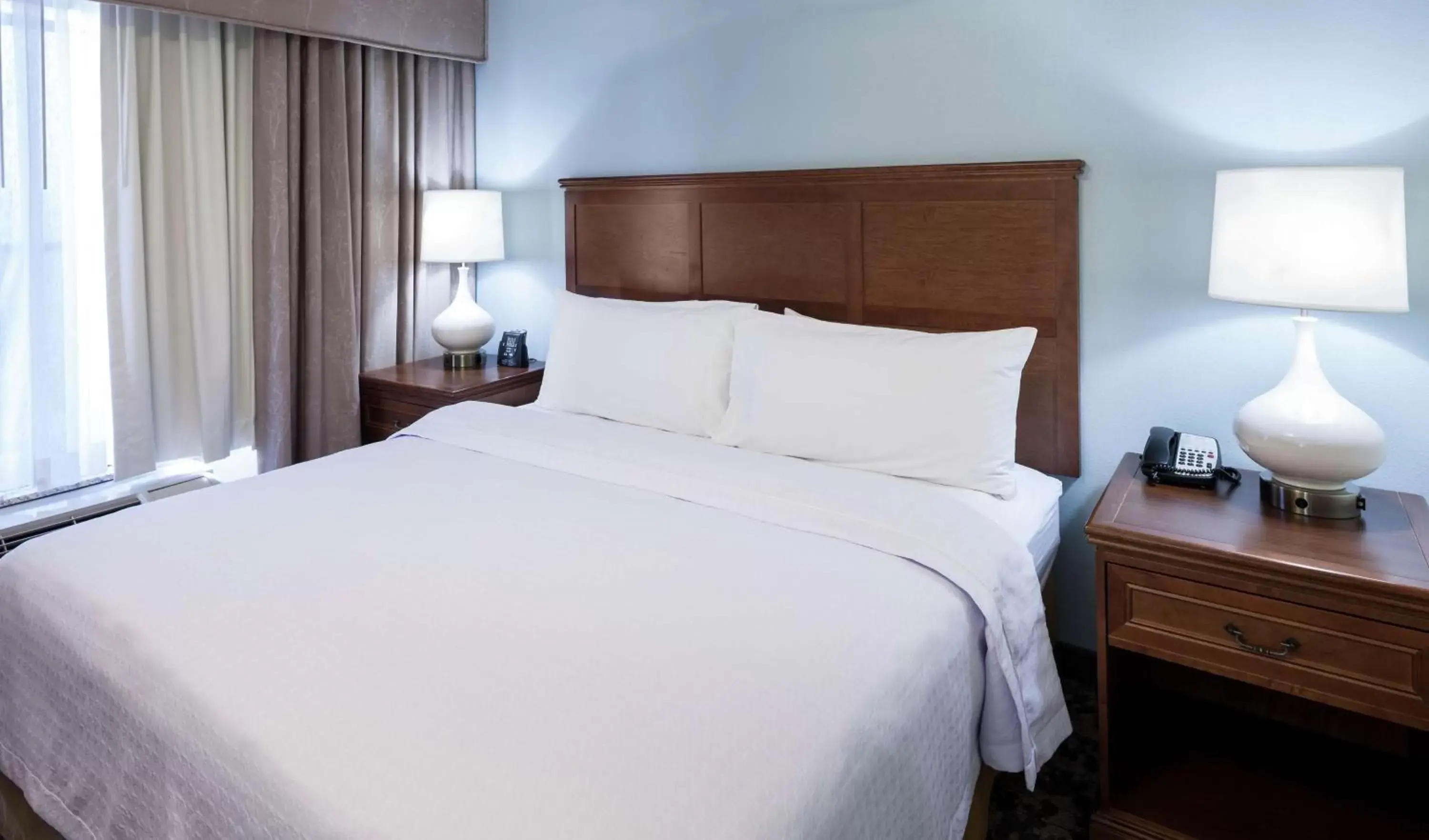 Bed in Homewood Suites by Hilton Houston Stafford Sugar Land