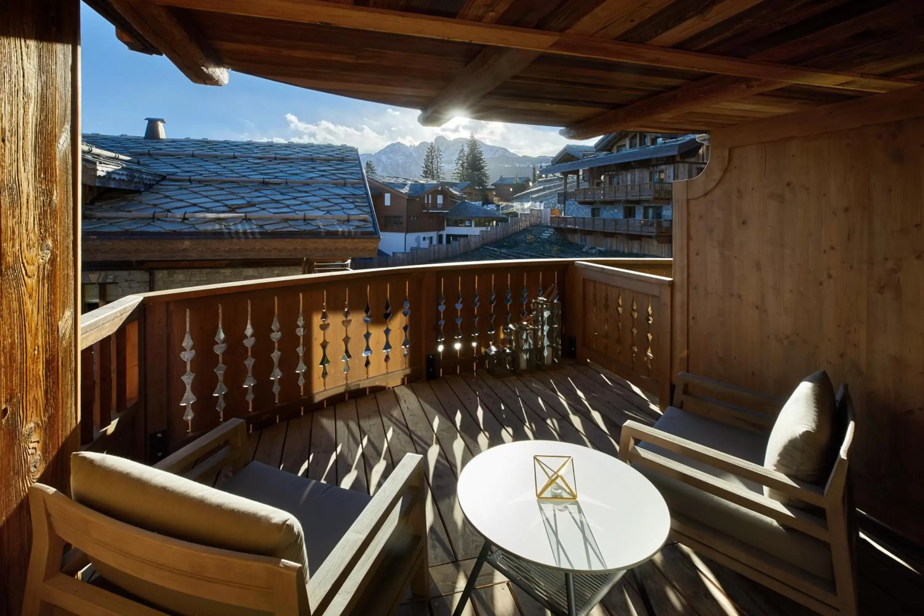 Balcony/Terrace in Six Senses Residences & Spa Courchevel